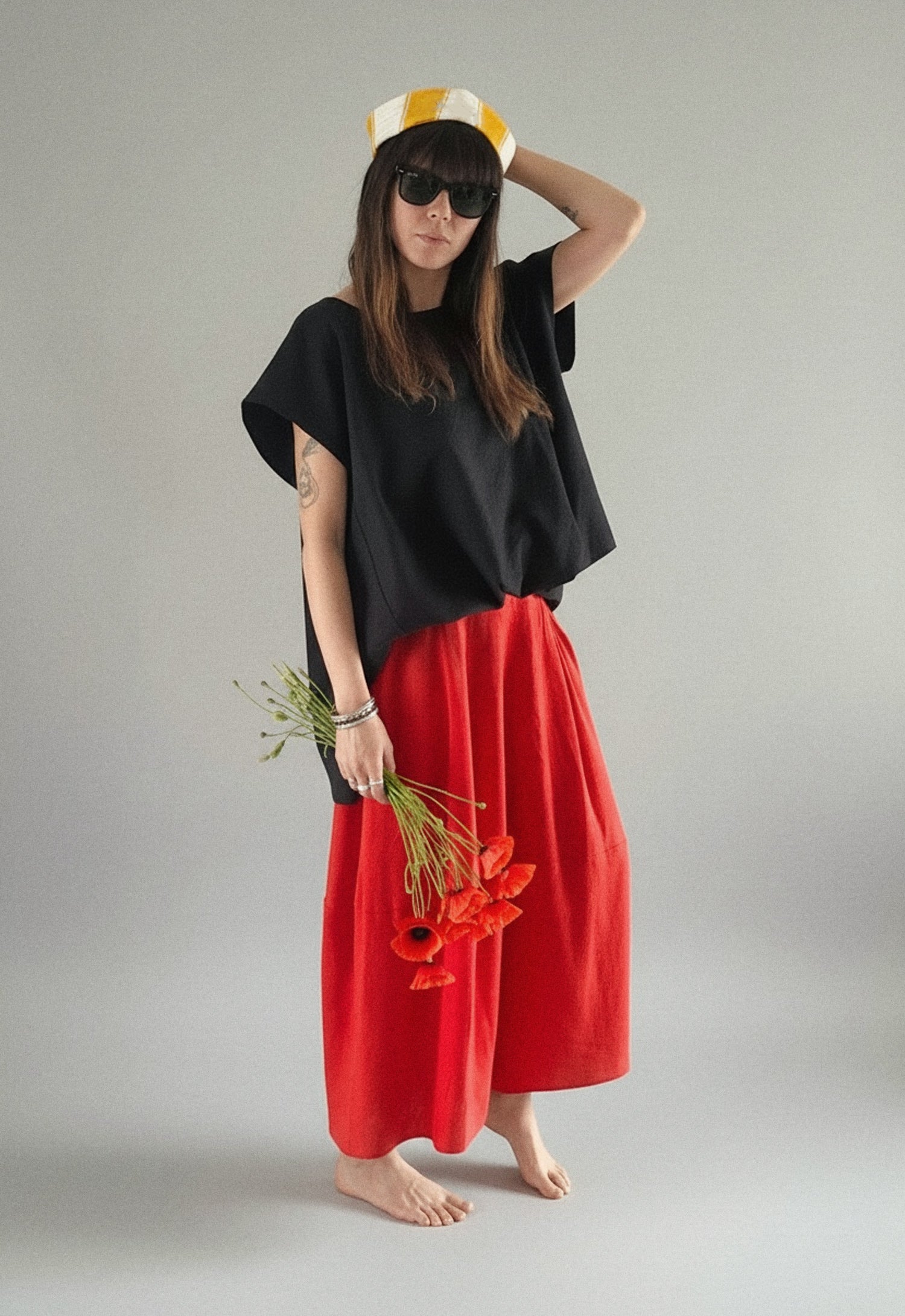 Miss Poppy Linen Skirt