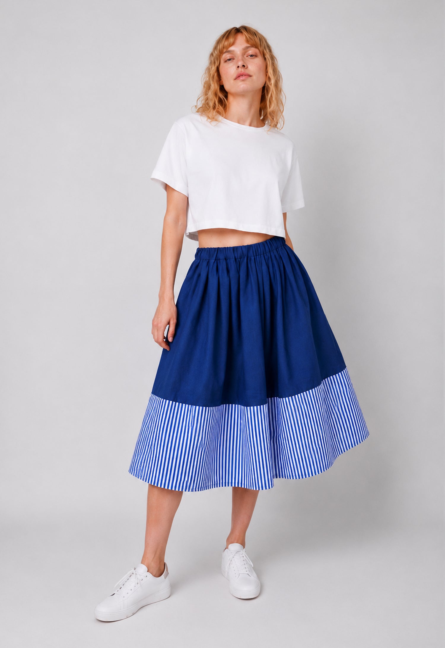 Miss Kay Linen Skirt