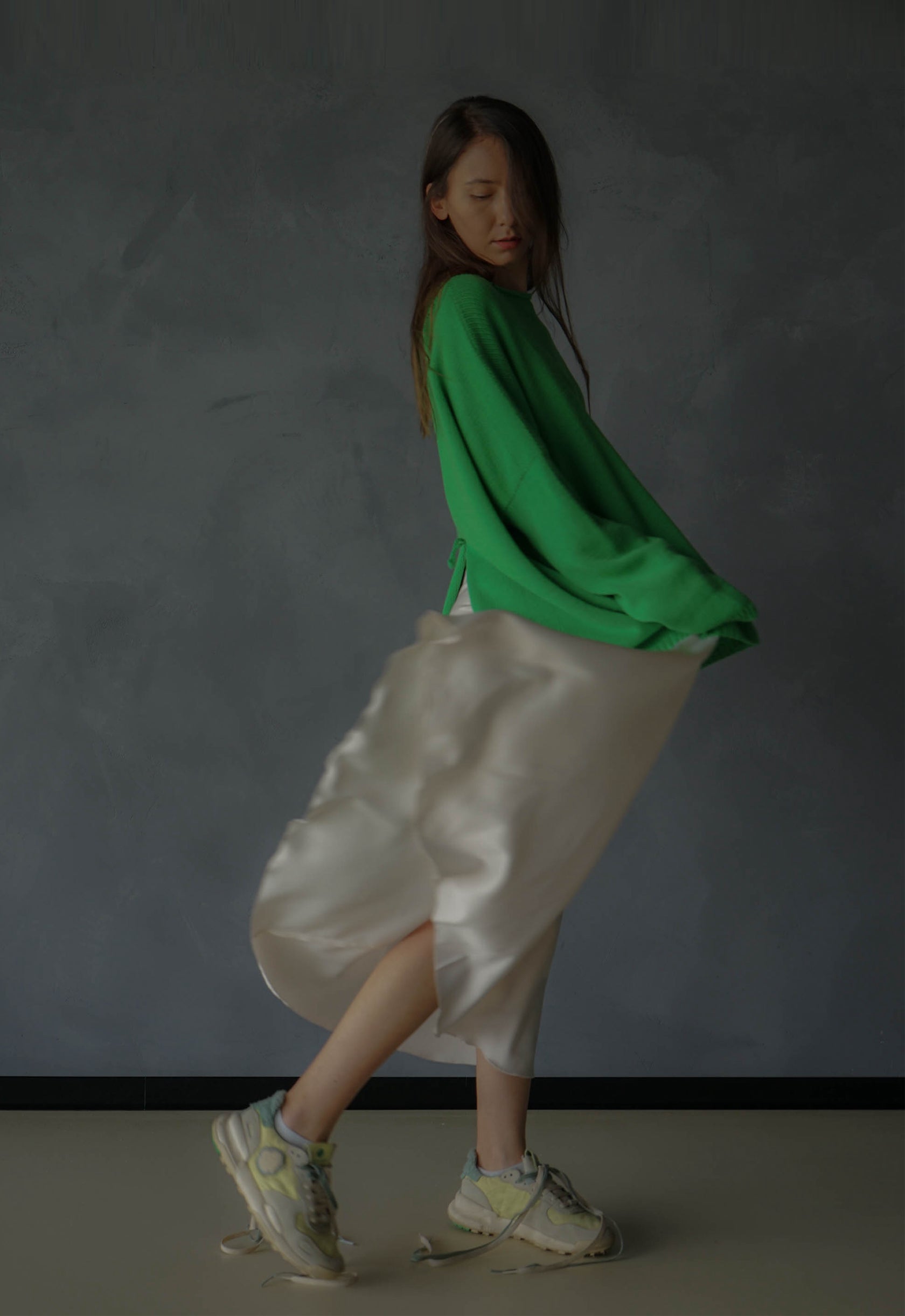 The Swan Satin Skirt