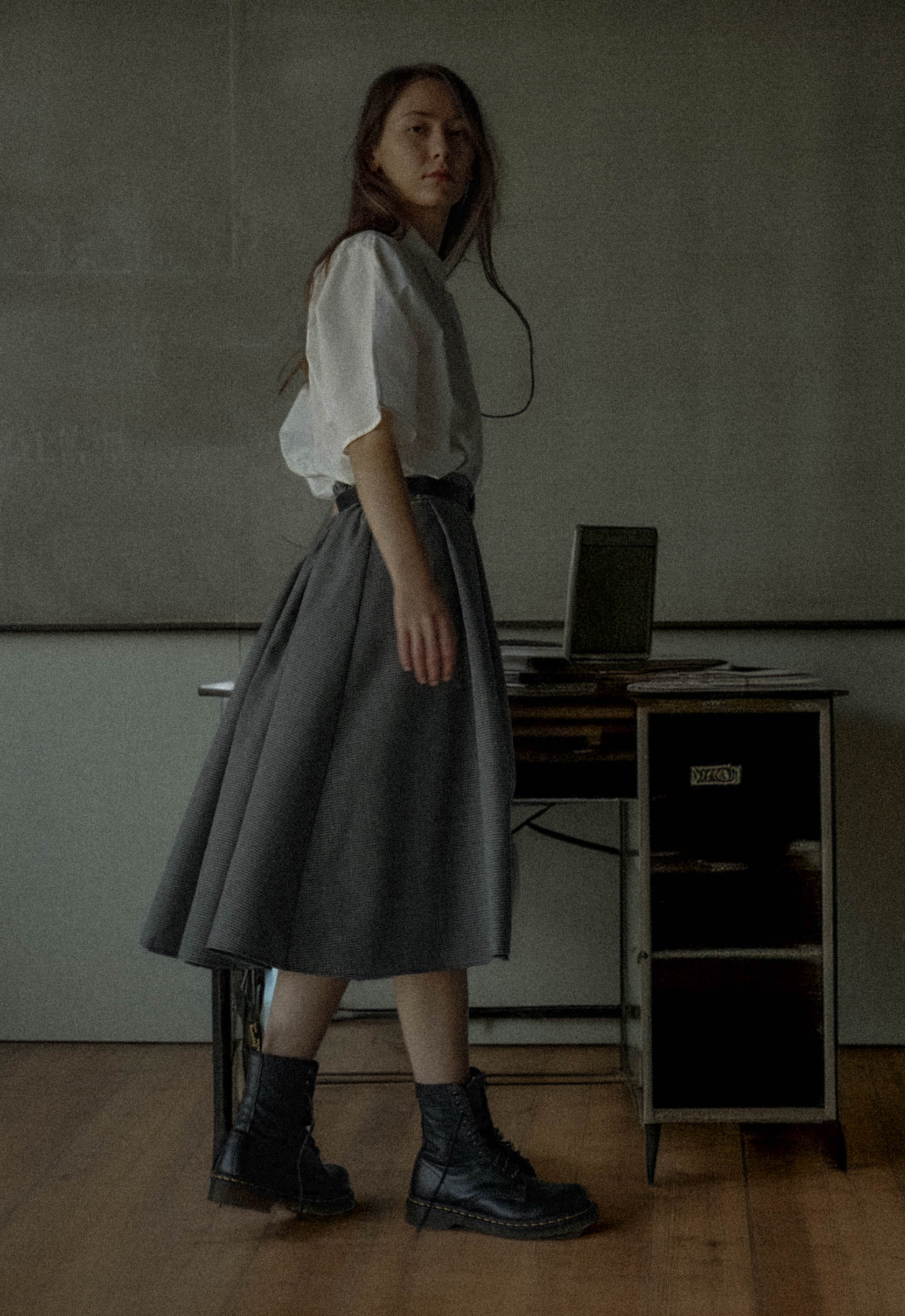 On Sight Pleated Skirt