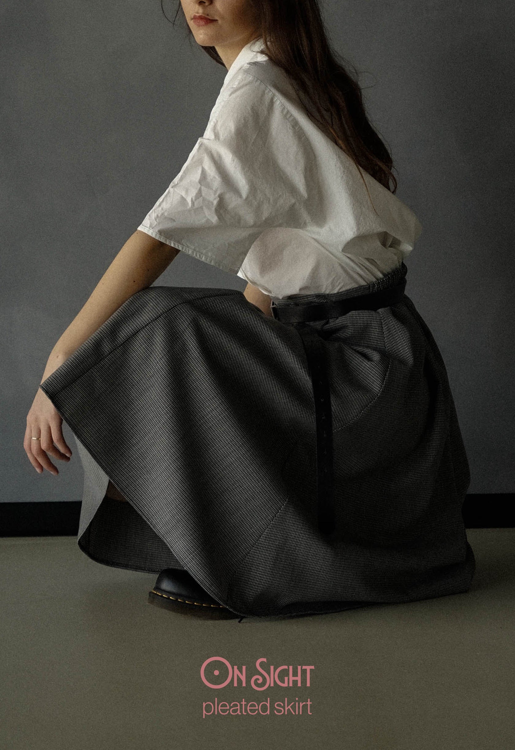 On Sight Pleated Skirt