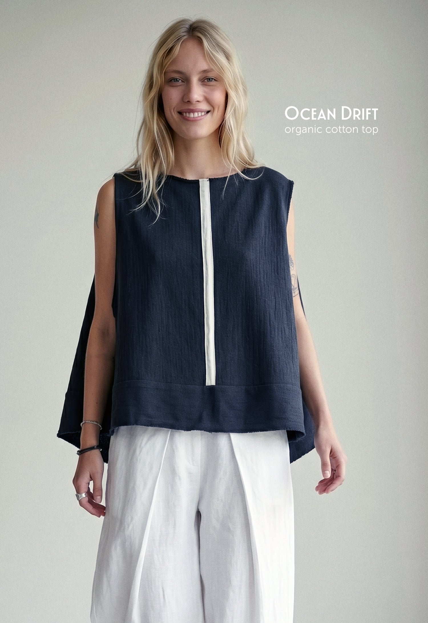Ocean Drift Organic Cotton Top