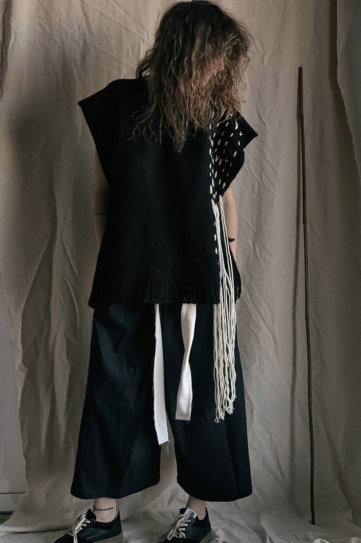 Yasushi Hand Knitted Vest