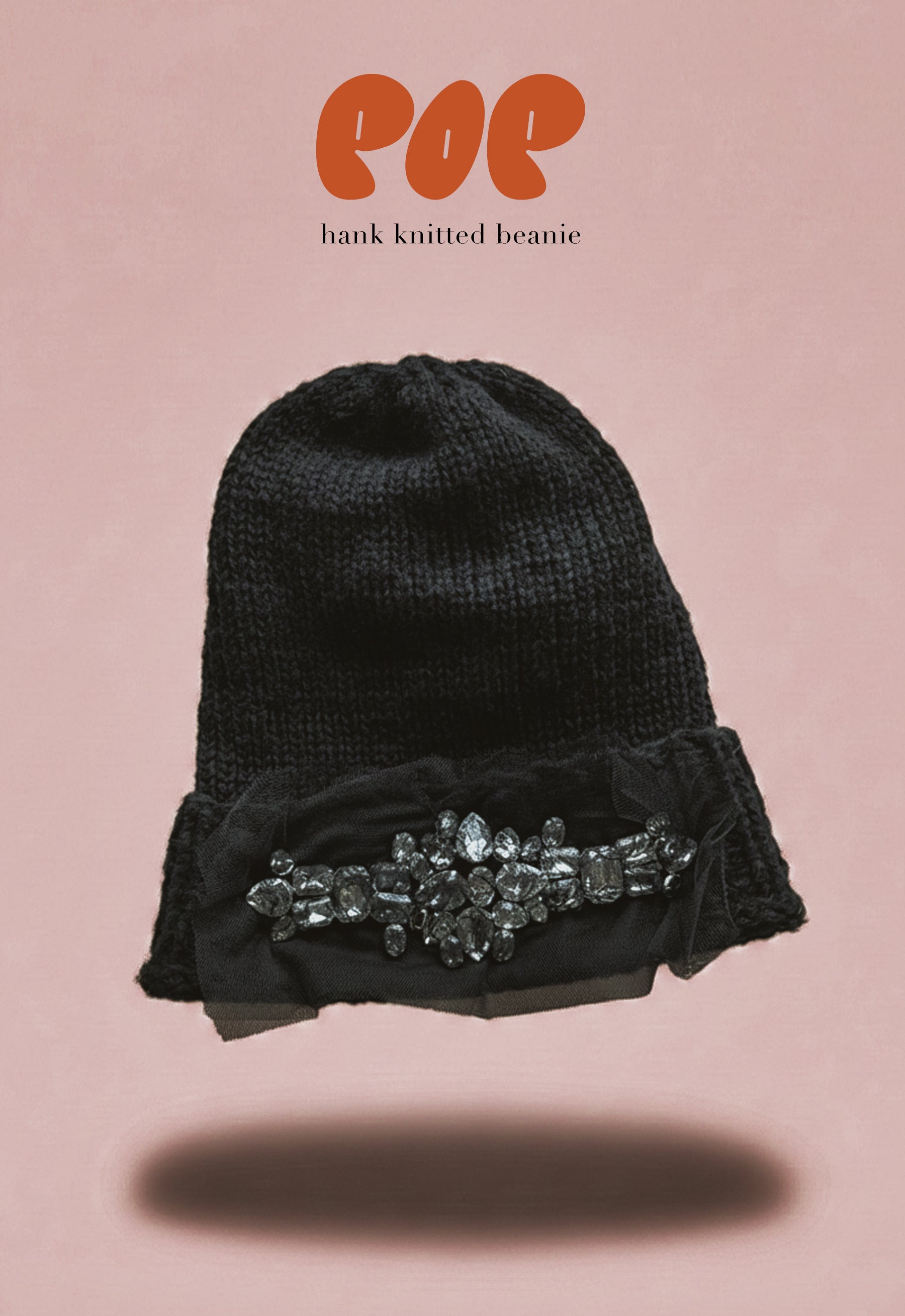 POP Hand knitted beanie