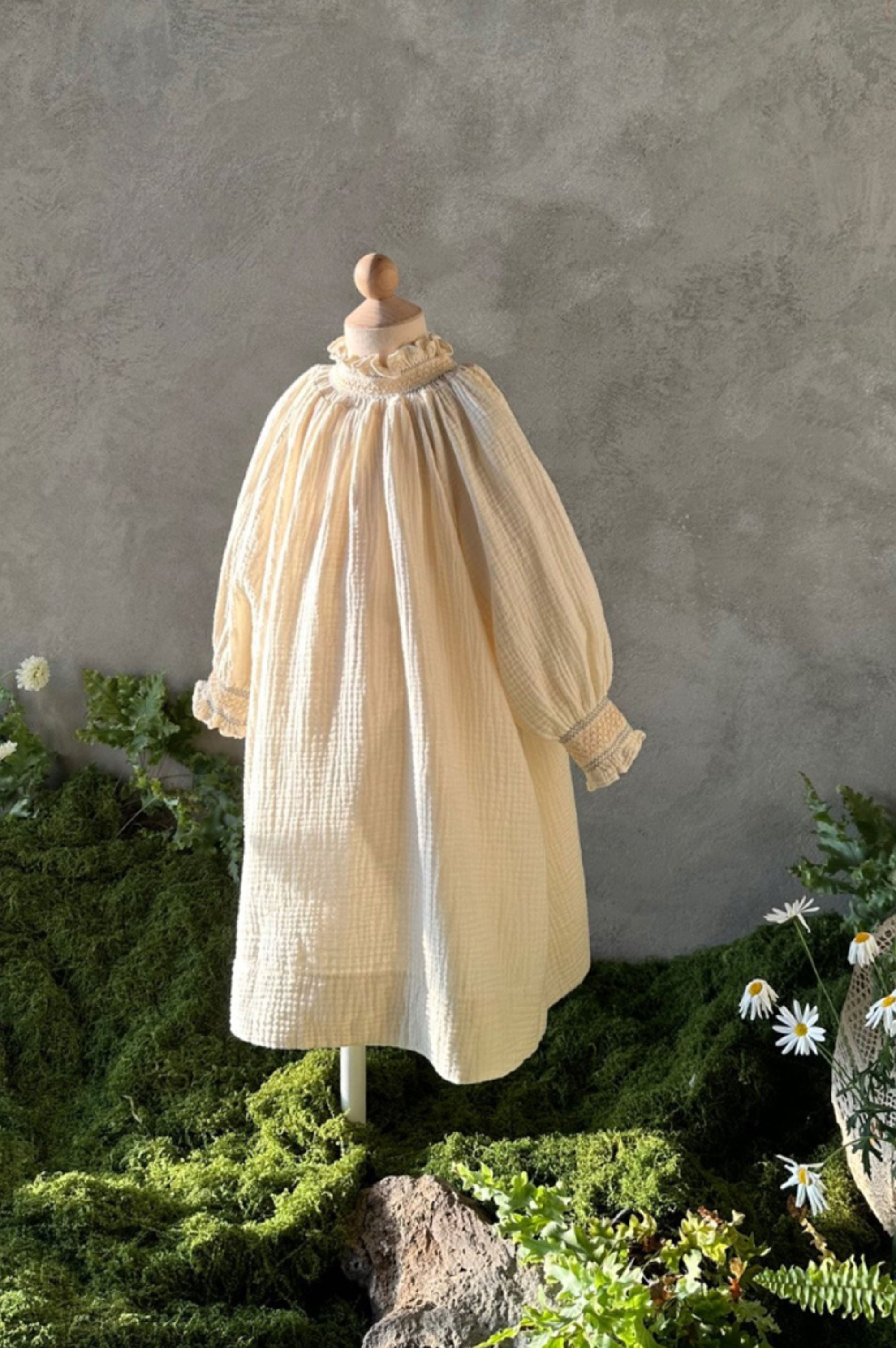 MonBebe Muslin Dress (2 colours)