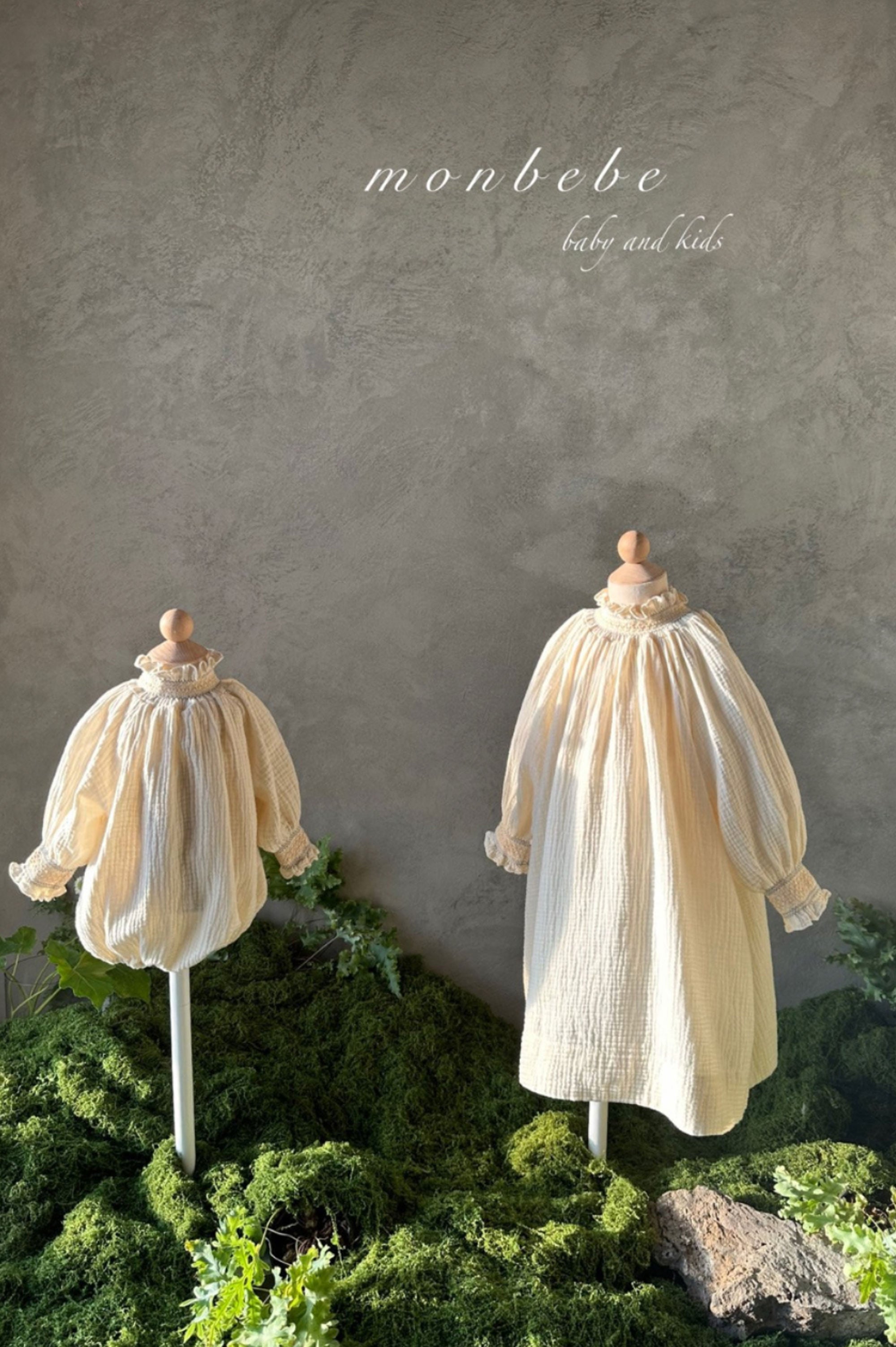 MonBebe Muslin Dress (2 colours)