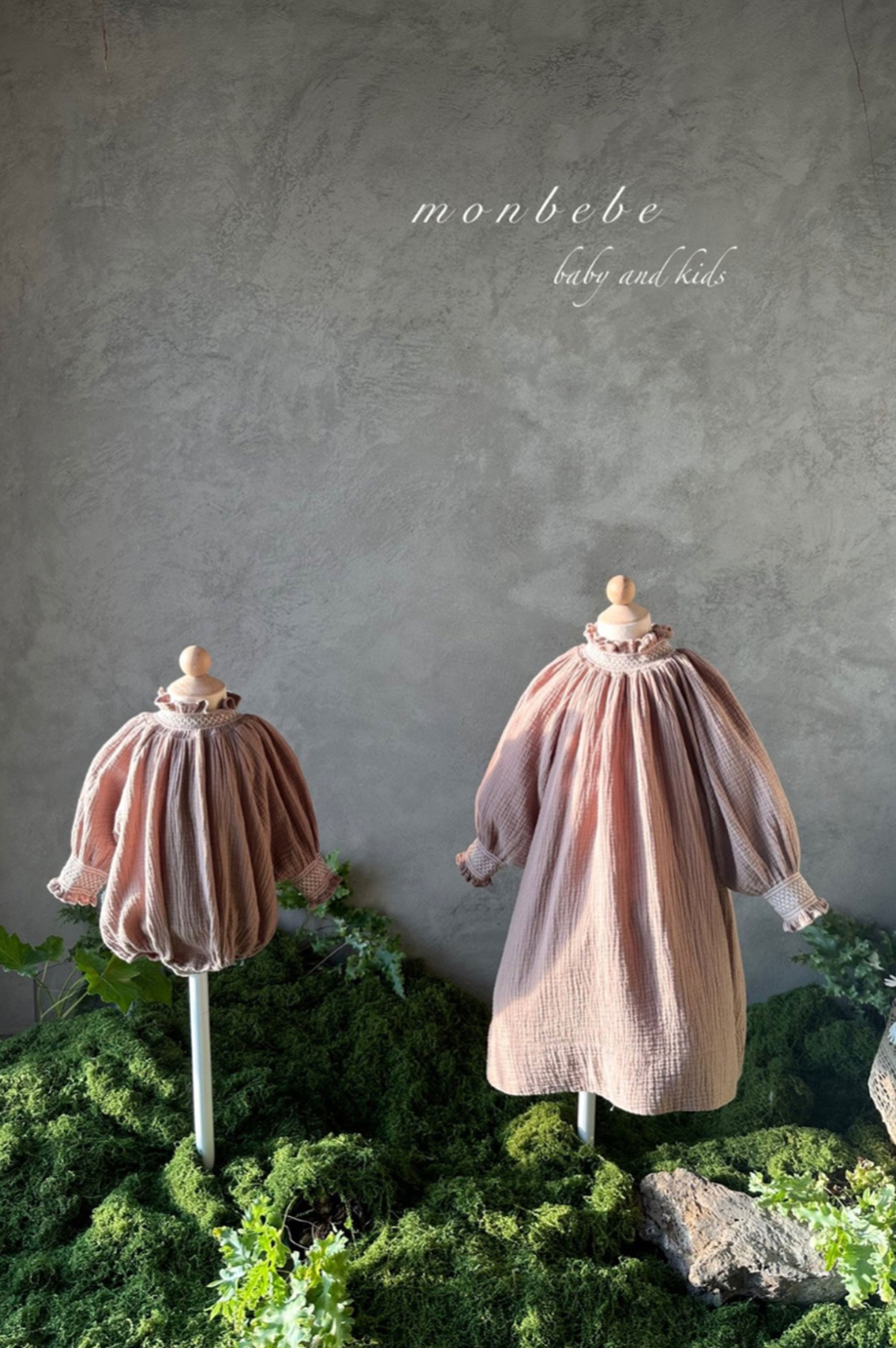 MonBebe Muslin Dress (2 colours)