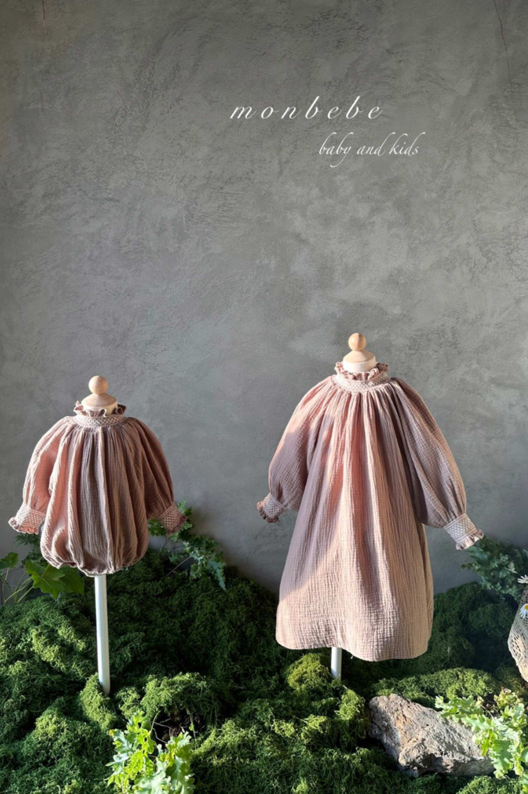 MonBebe Muslin Dress (2 colours)