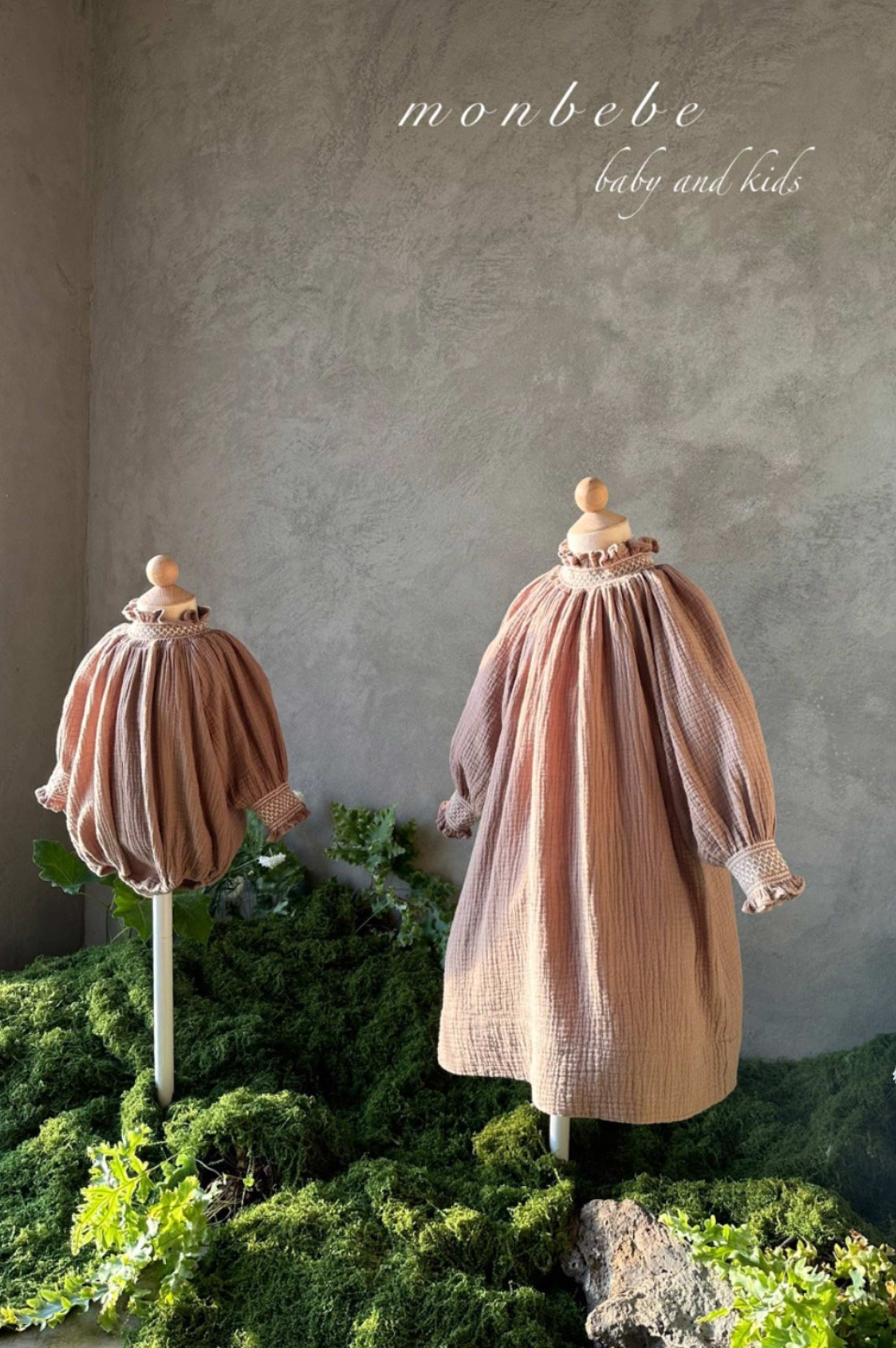 MonBebe Muslin Dress (2 colours)