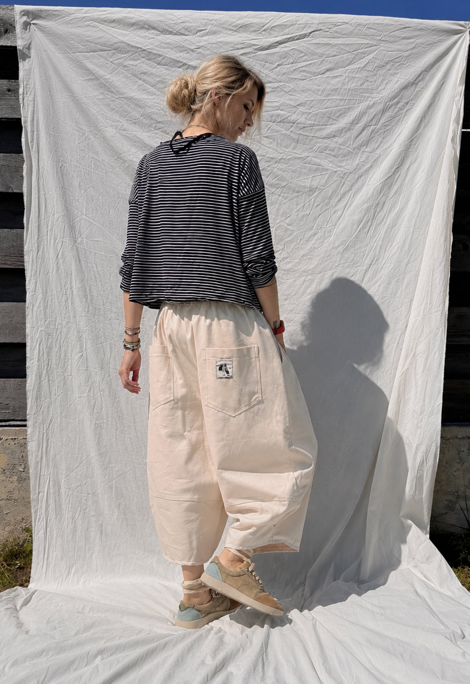Rooted Cotton Trousers