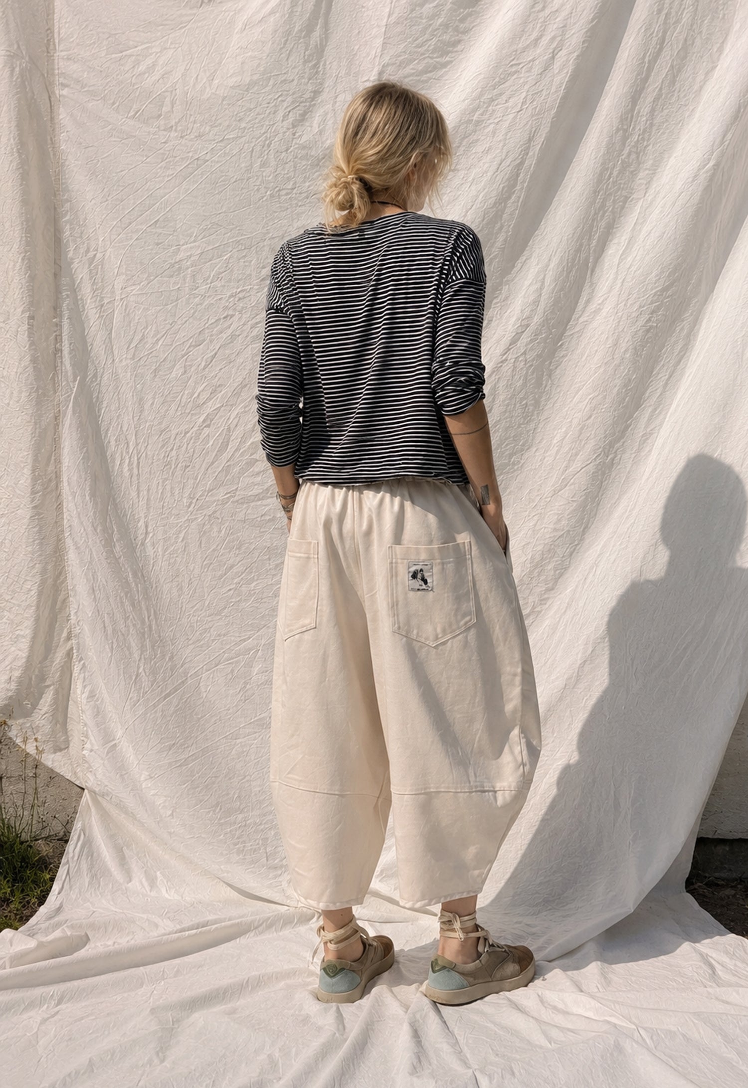 Rooted Cotton Trousers