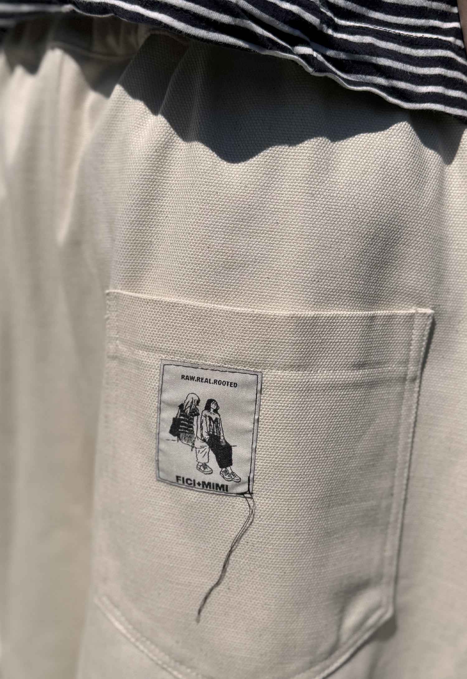 Rooted Cotton Trousers