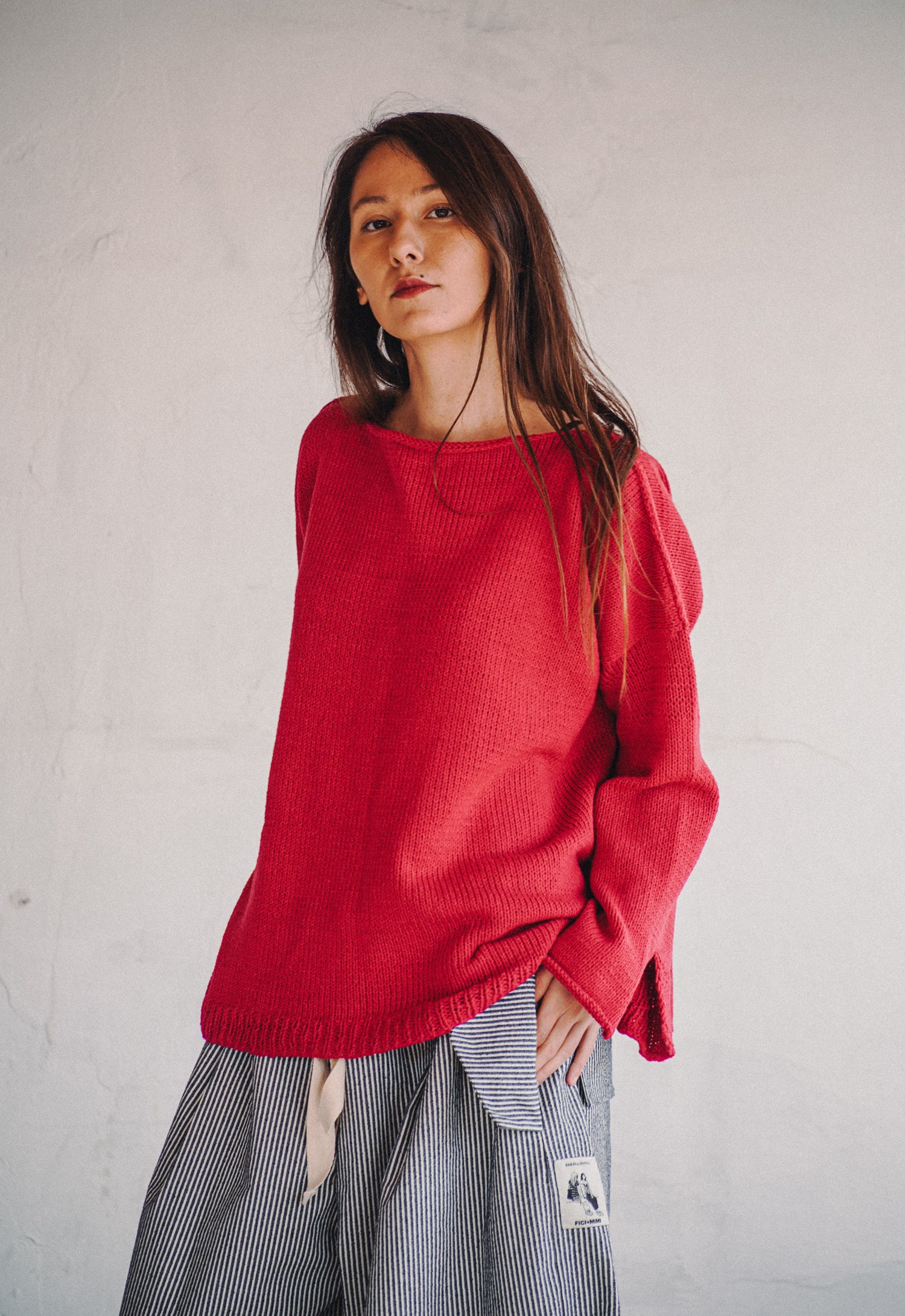 Misty Fire Hand Knitted Top