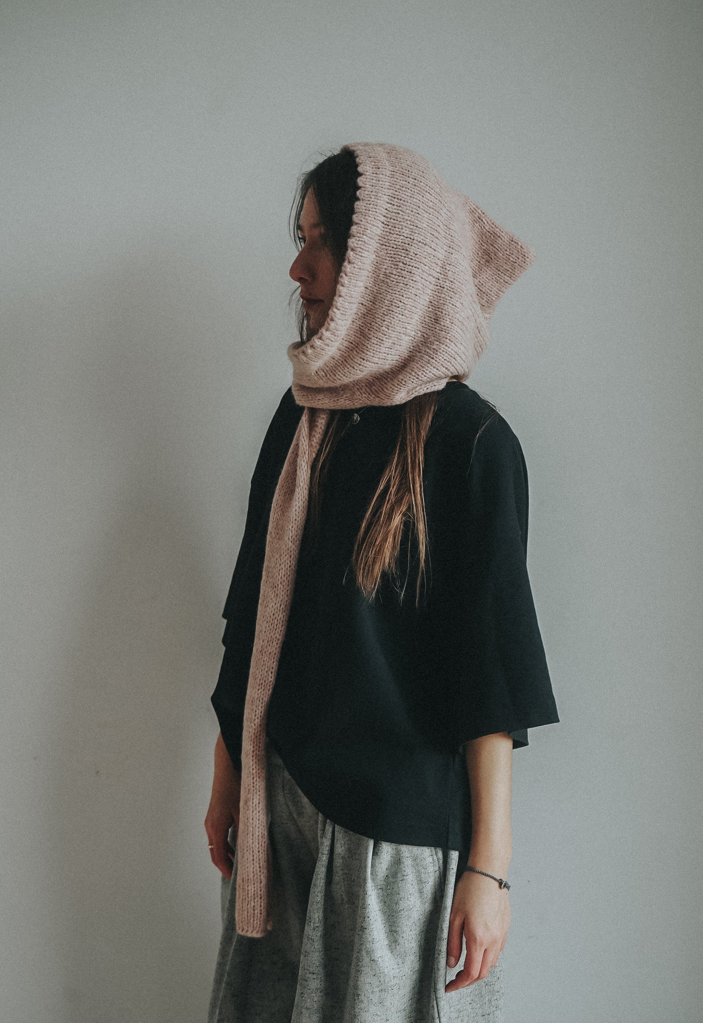 Soft Blush Bonnet
