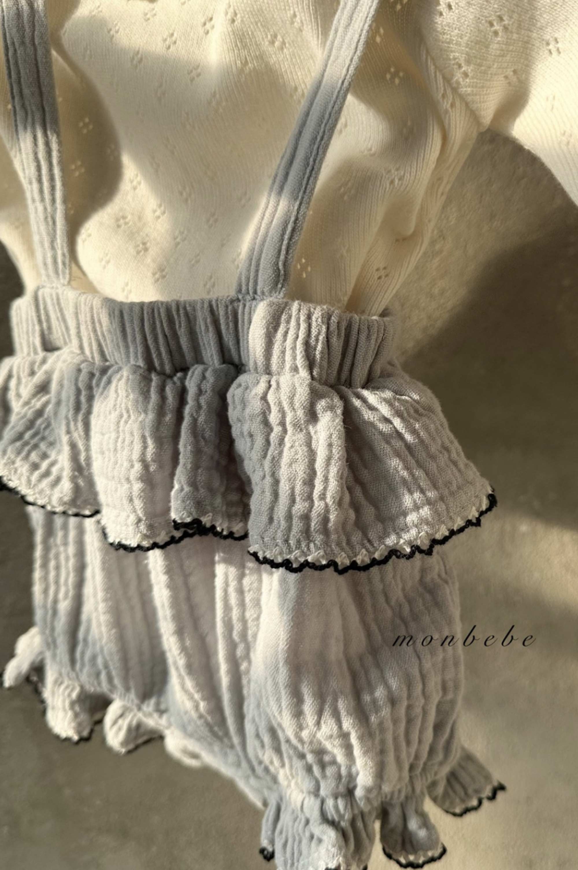 MonBebe Muslin Dungarees (3 colours)