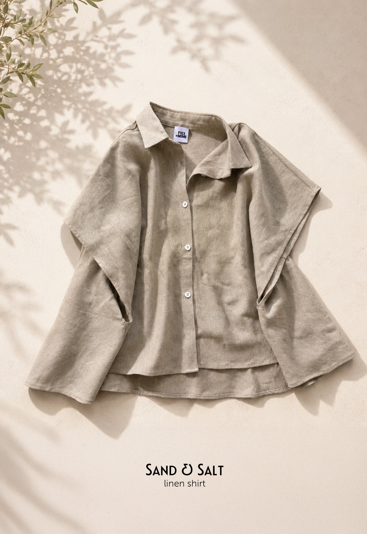 SAND & SALT LINEN SHIRT