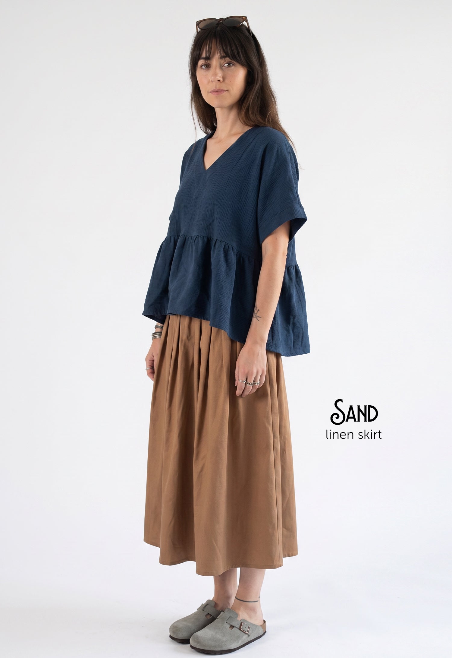 Sand Linen Skirt