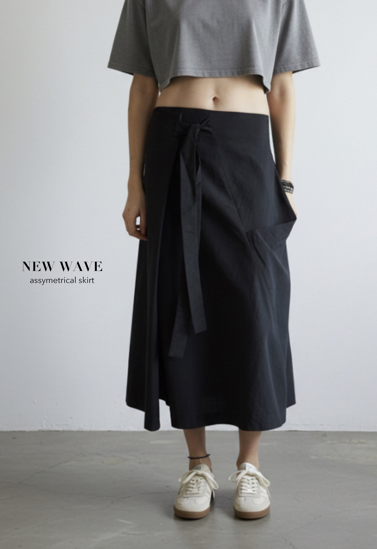 New Wave Asymmetrical Skirt