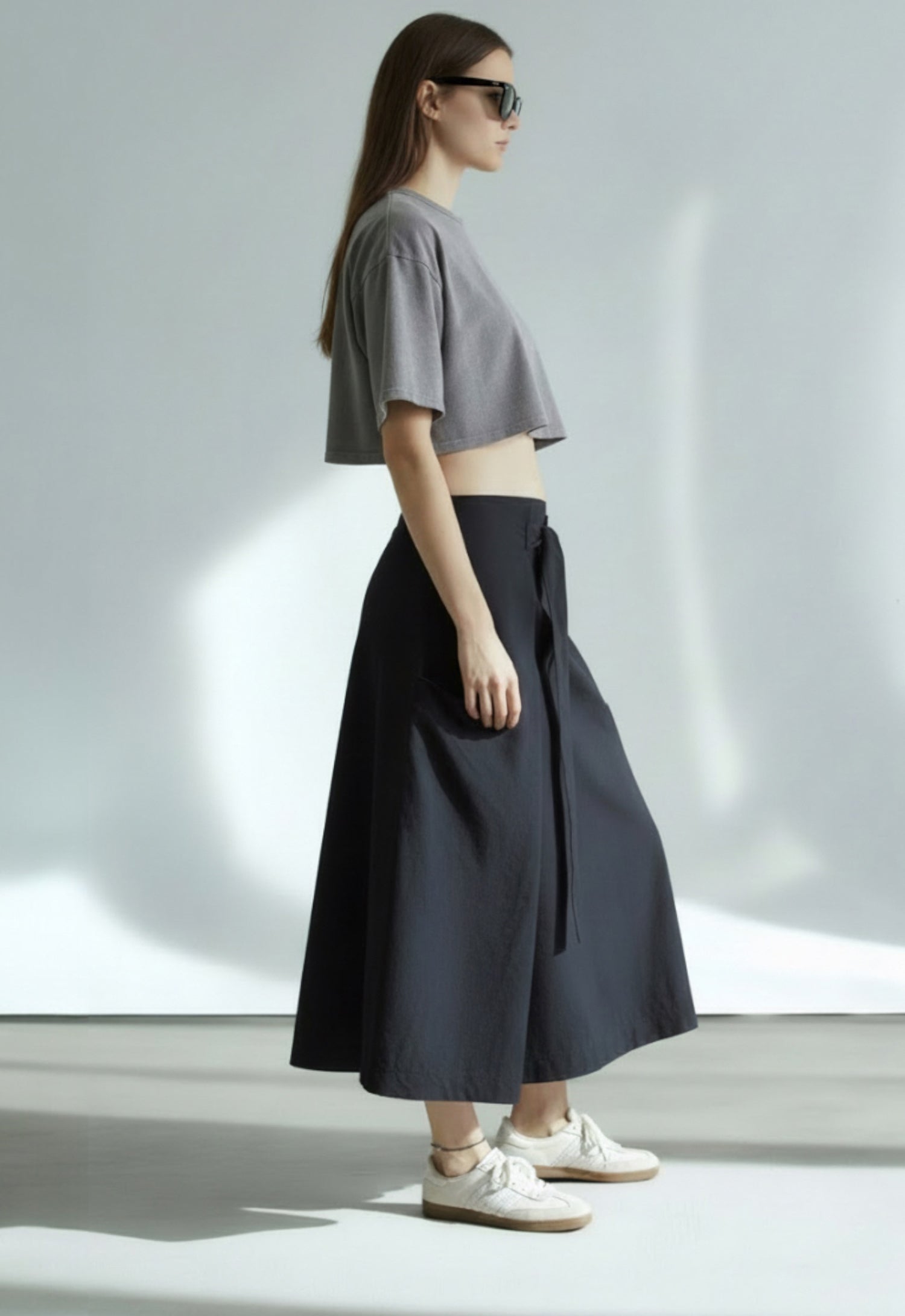 New Wave Asymmetrical Skirt