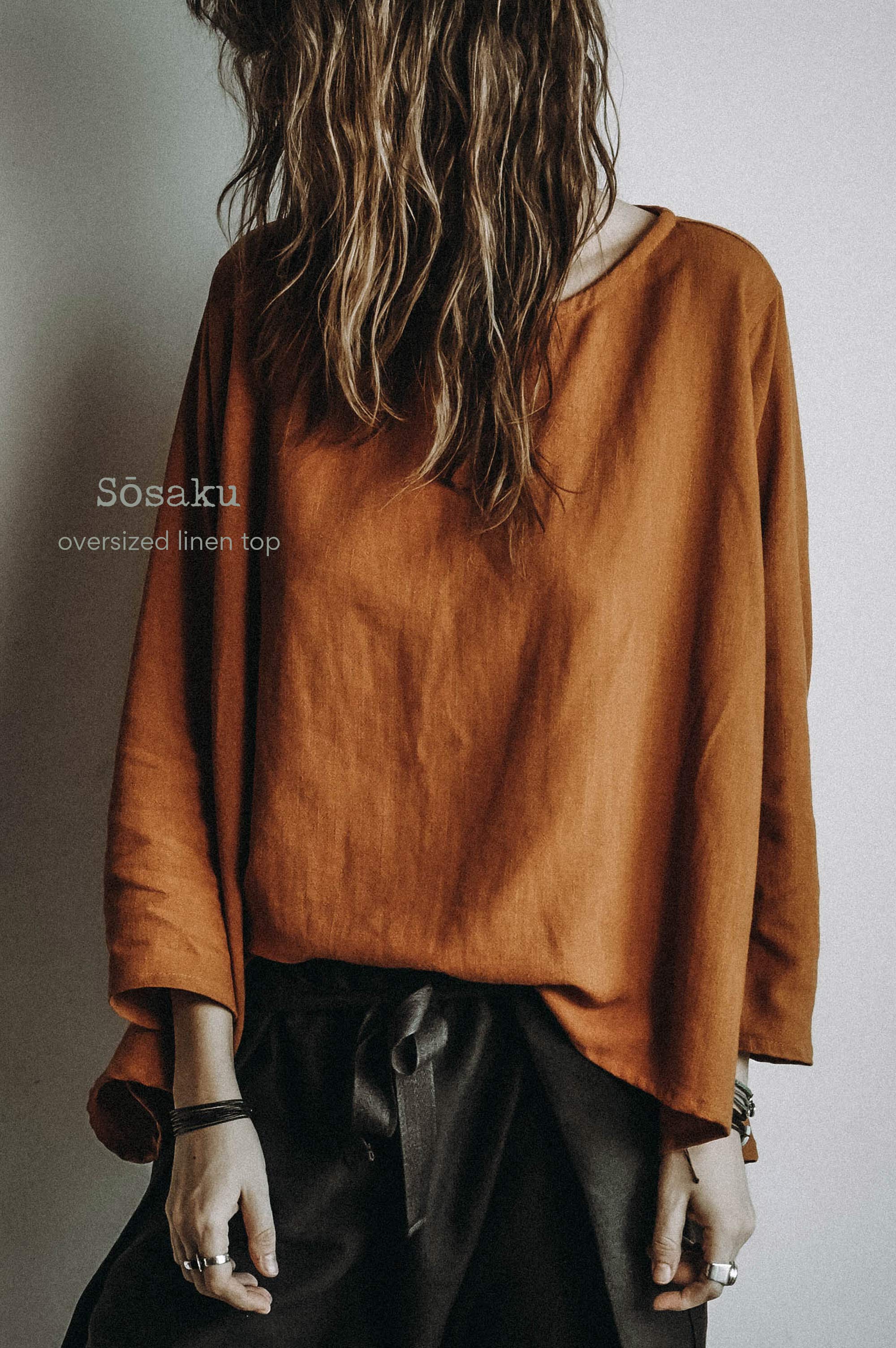 Sosaku Linen Top
