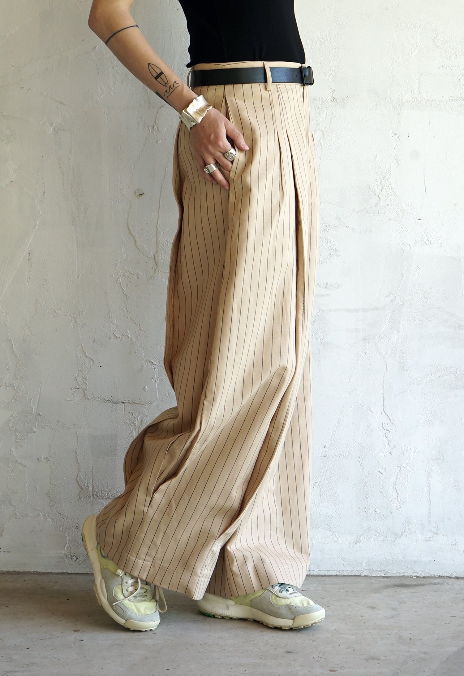 Pleated Trousers