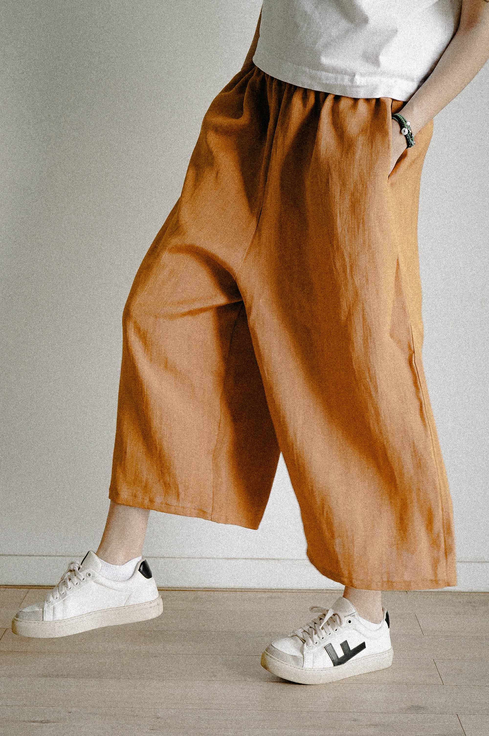 Nubian Sun Linen Trousers