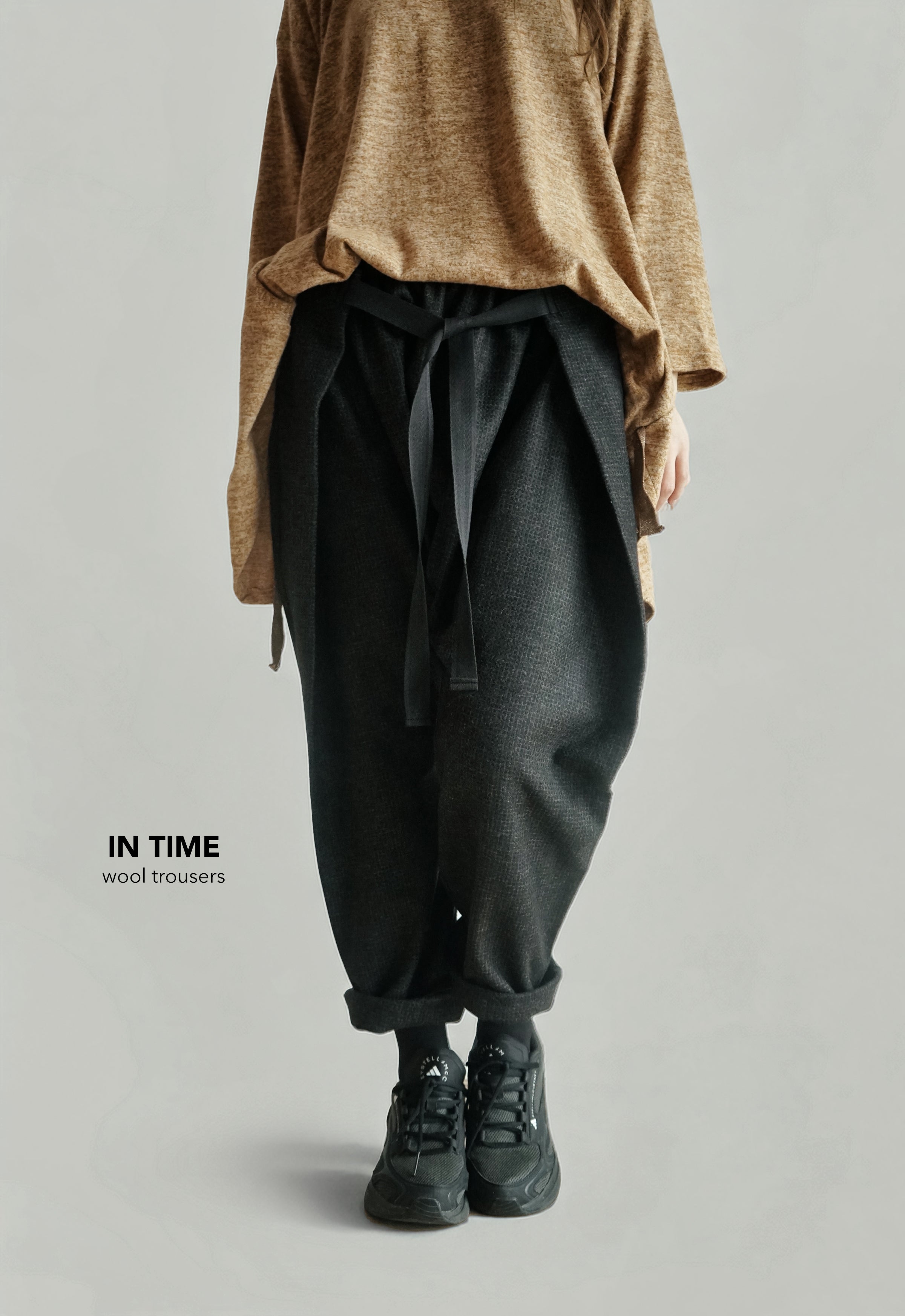 IN TIME WOOL TROUSERS