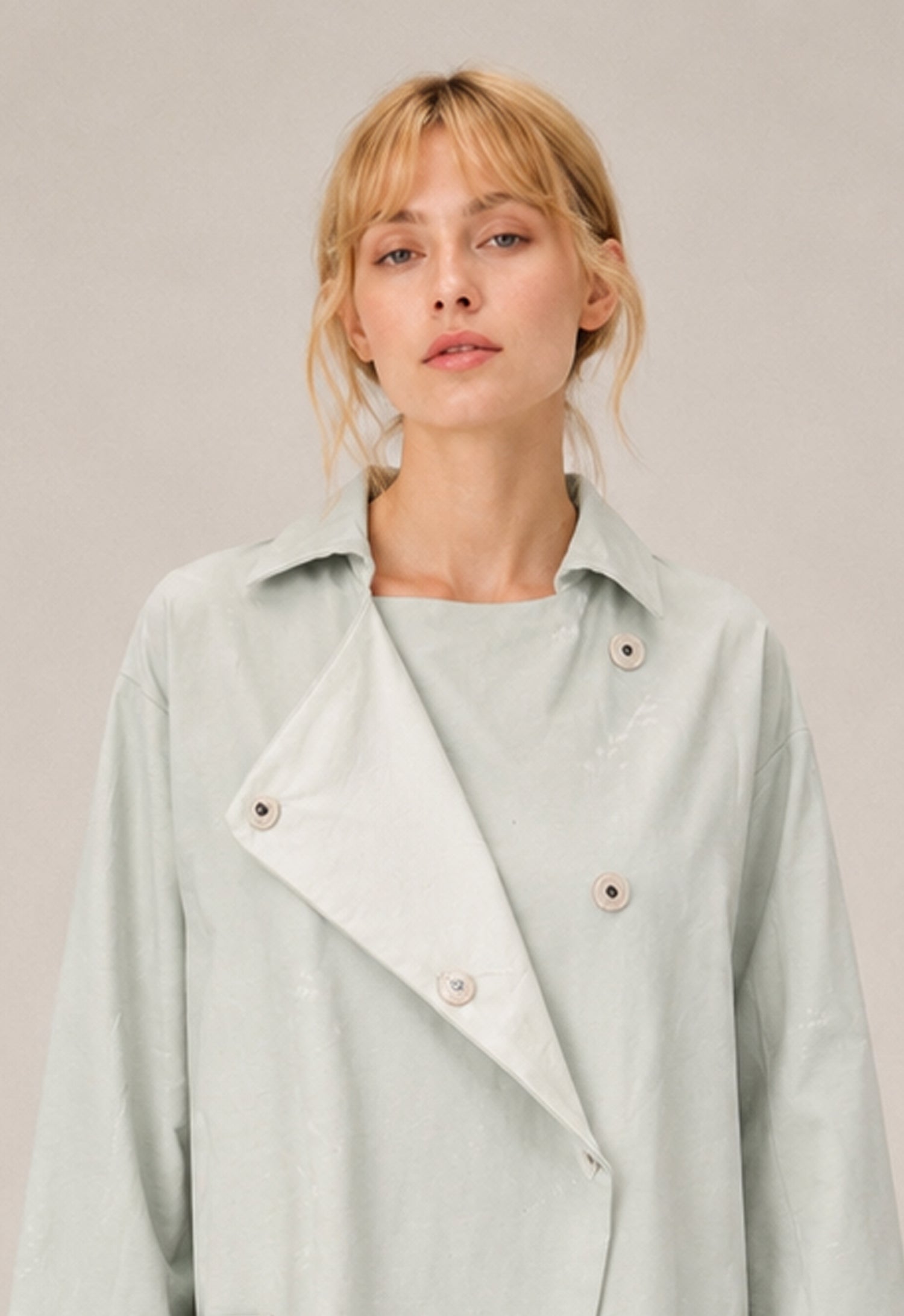 Hand Painted Organic Cotton Blazer