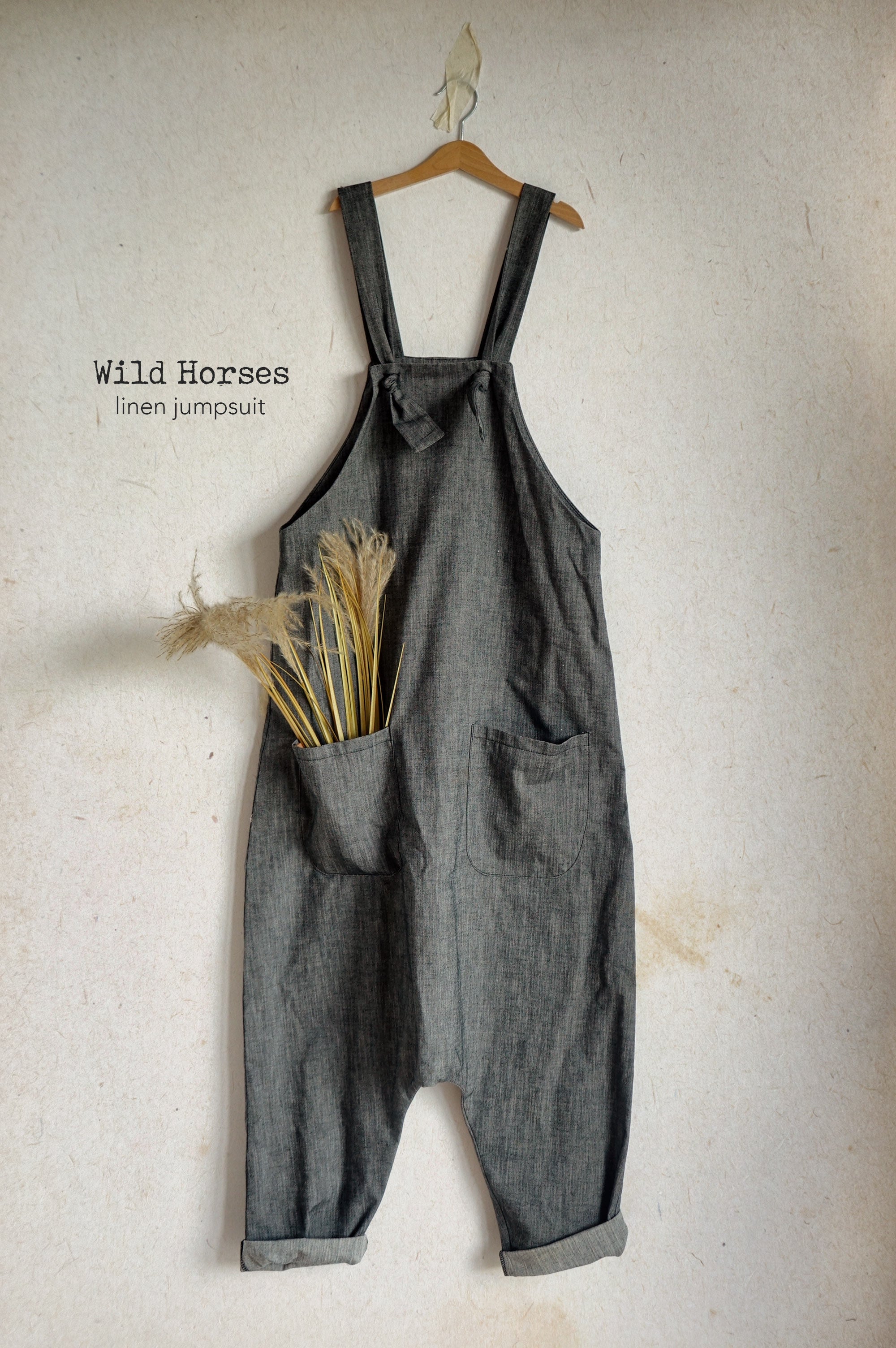 Wild Horses Linen Jumpsuit