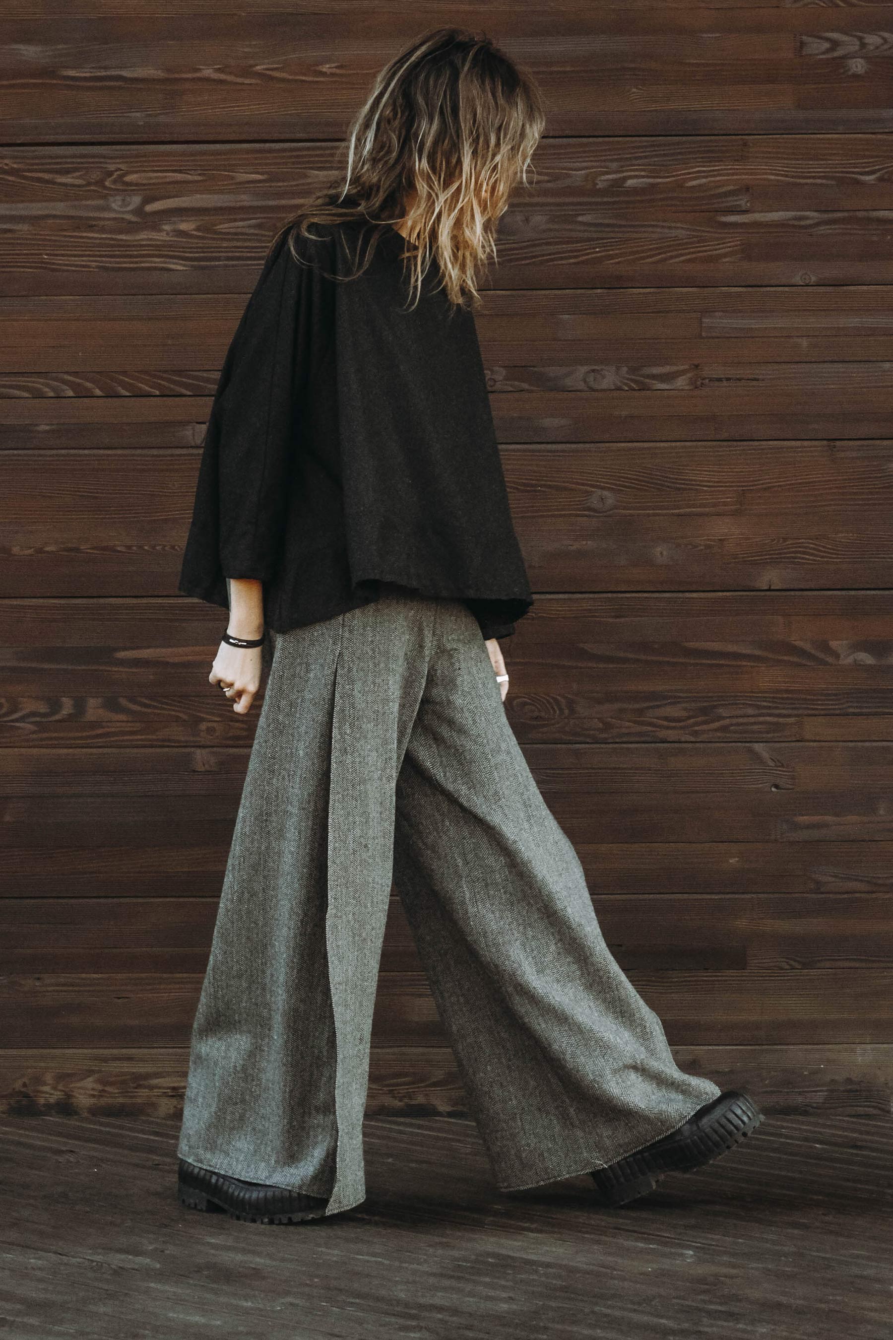 The Magnetic Needle Wool Trousers