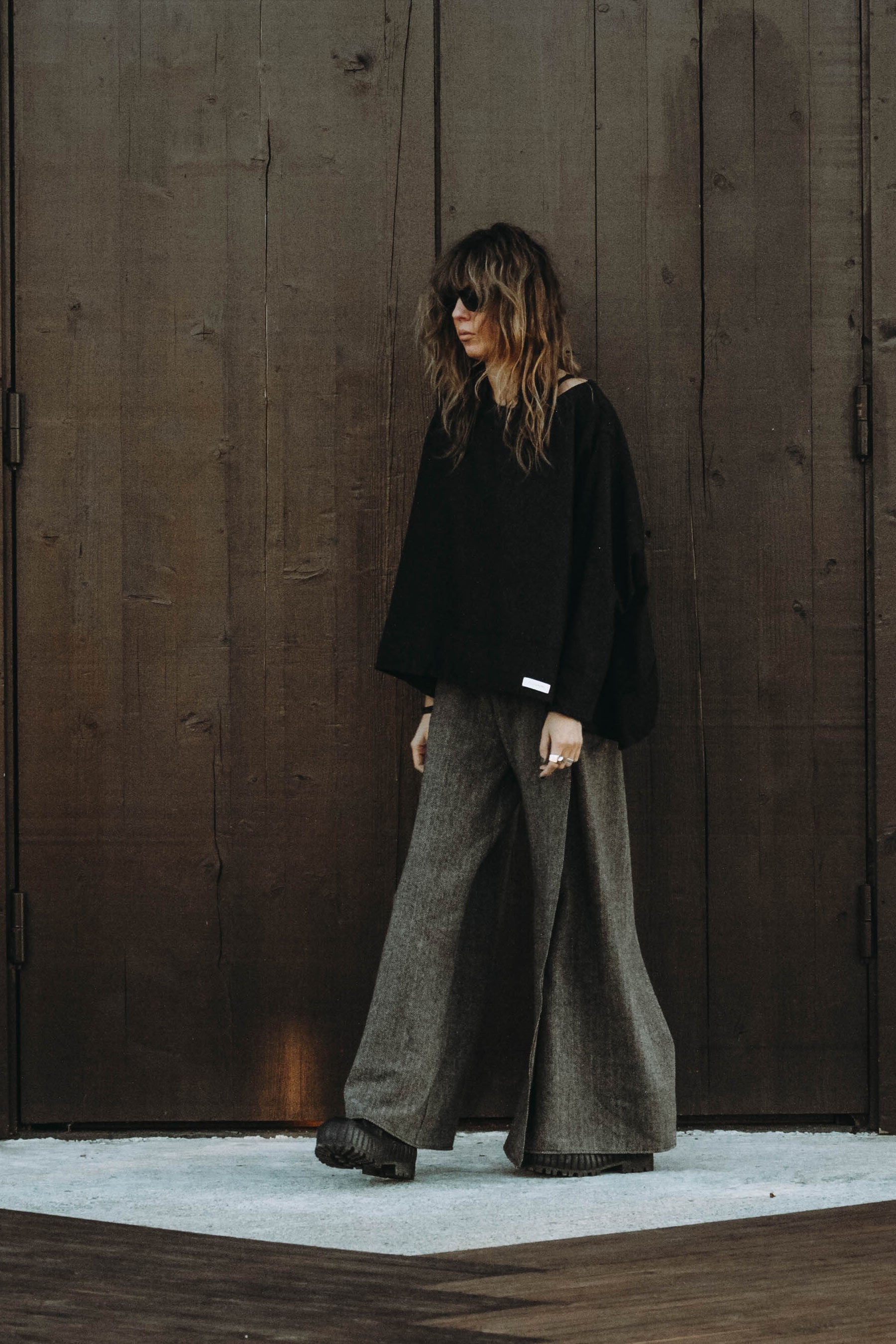 The Magnetic Needle Wool Trousers