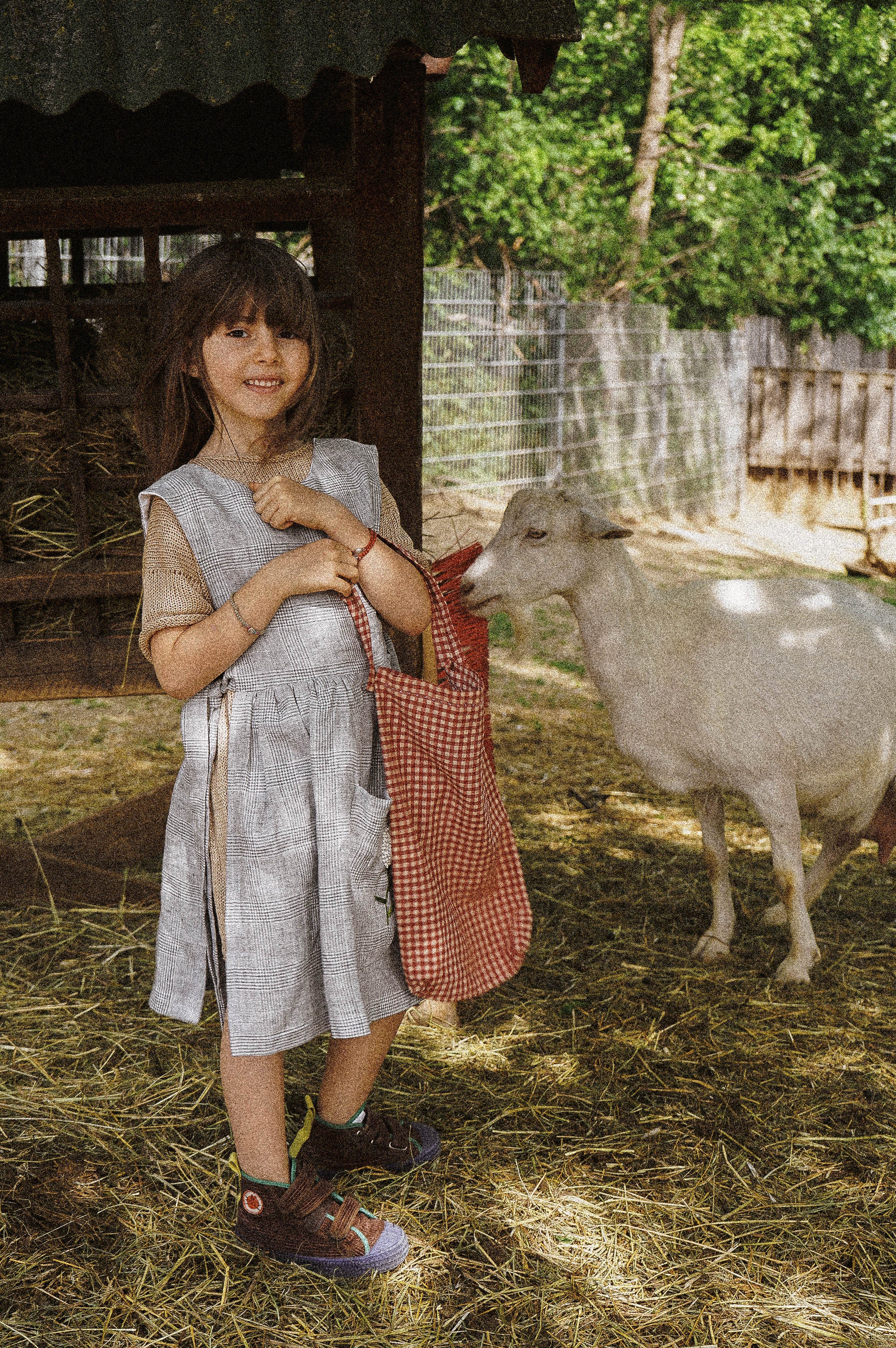 Hand made linen dress
