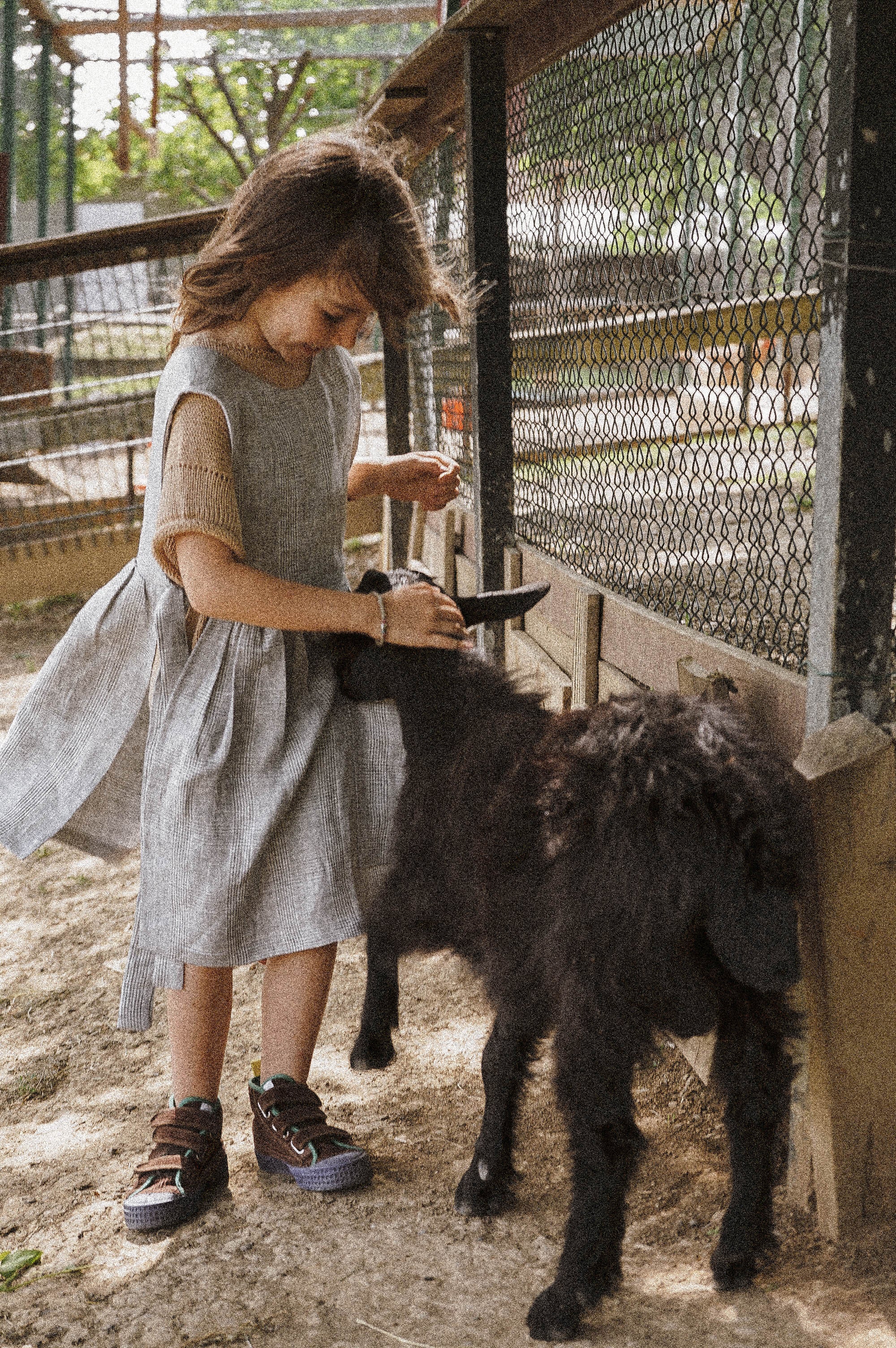 Hand made linen dress