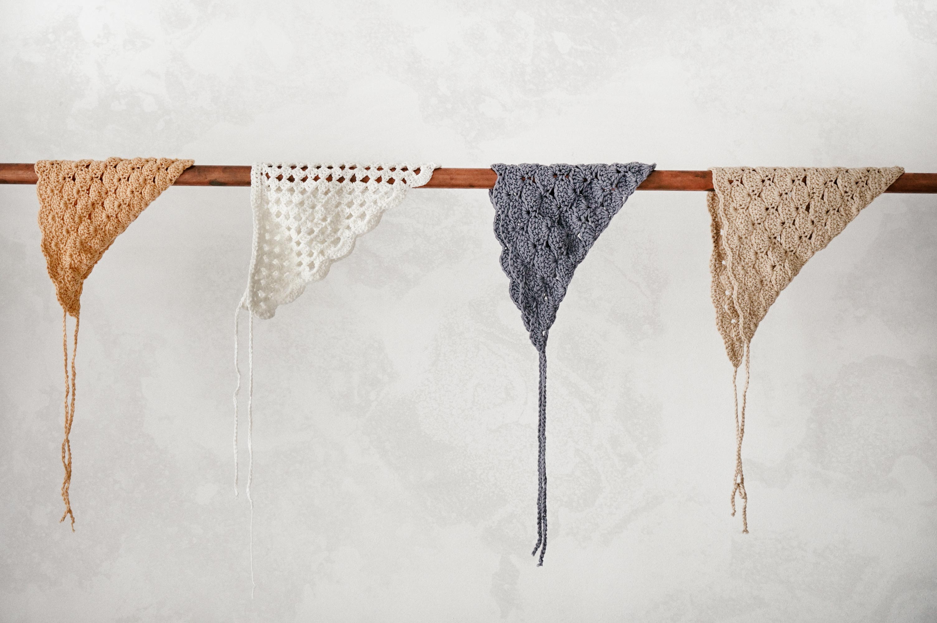 Hand crochet head band