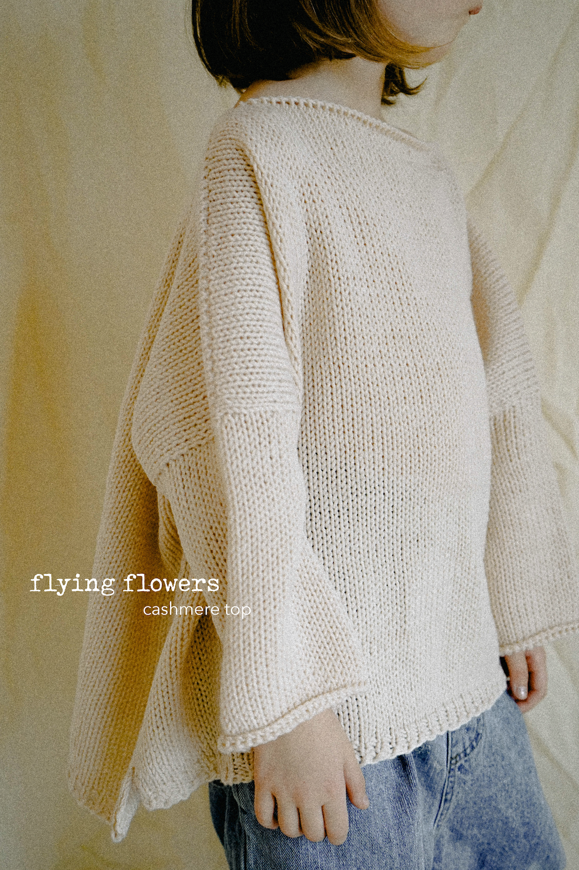 Cashmere oversized top