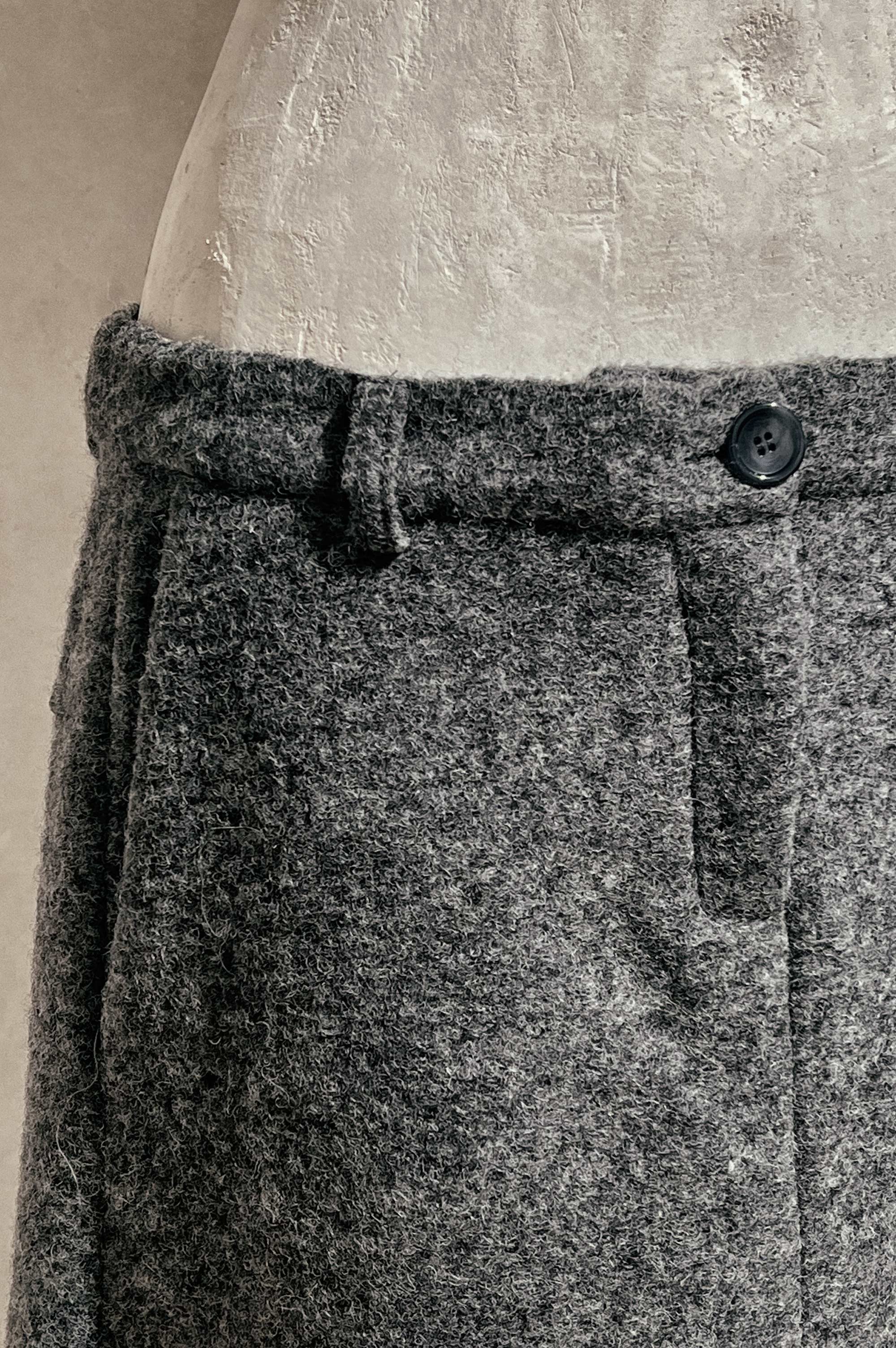 Boiled Wool skirt