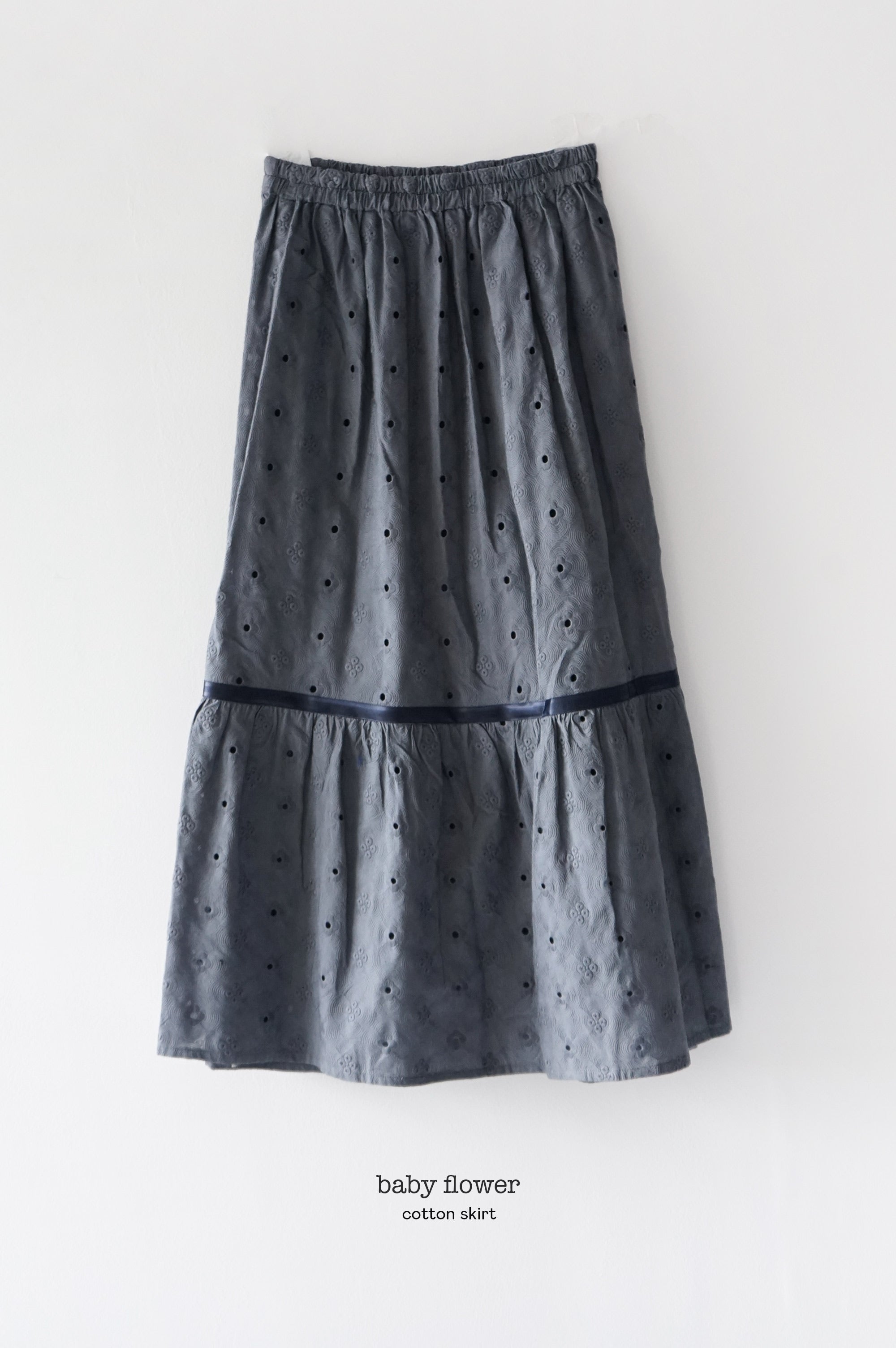 Baby flower cotton skirt