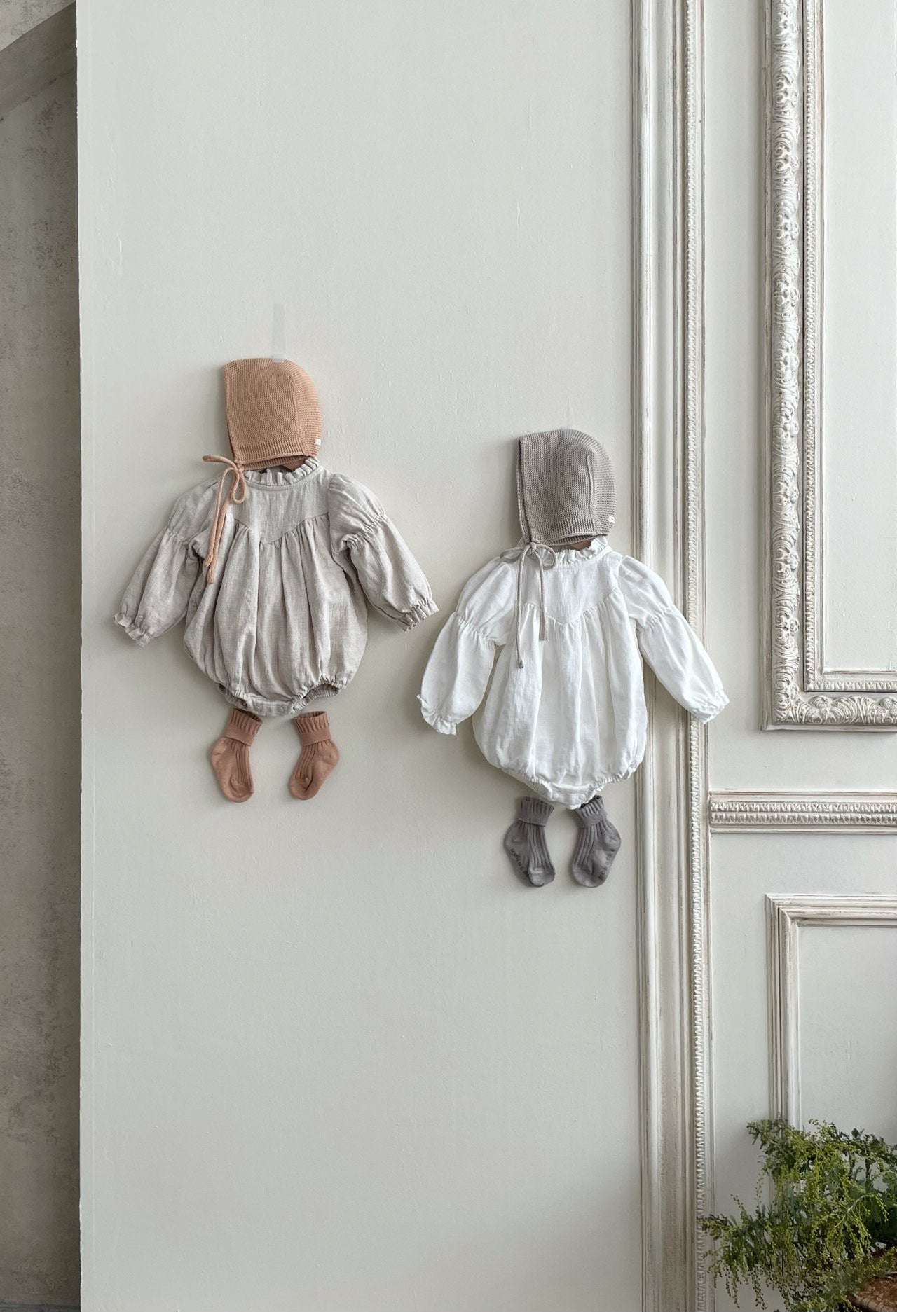 Leah Romper (Beige)