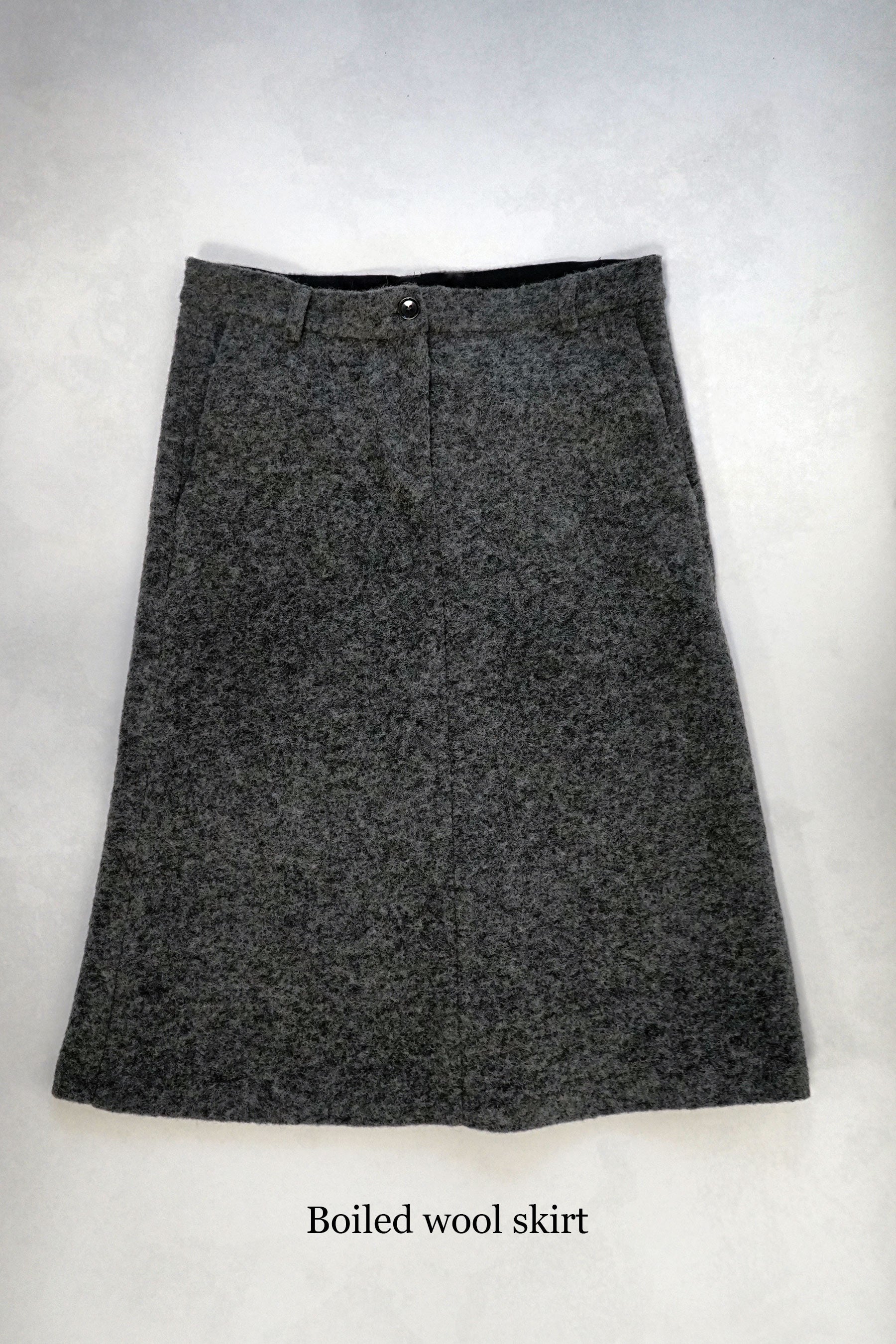 Boiled Wool Skirt