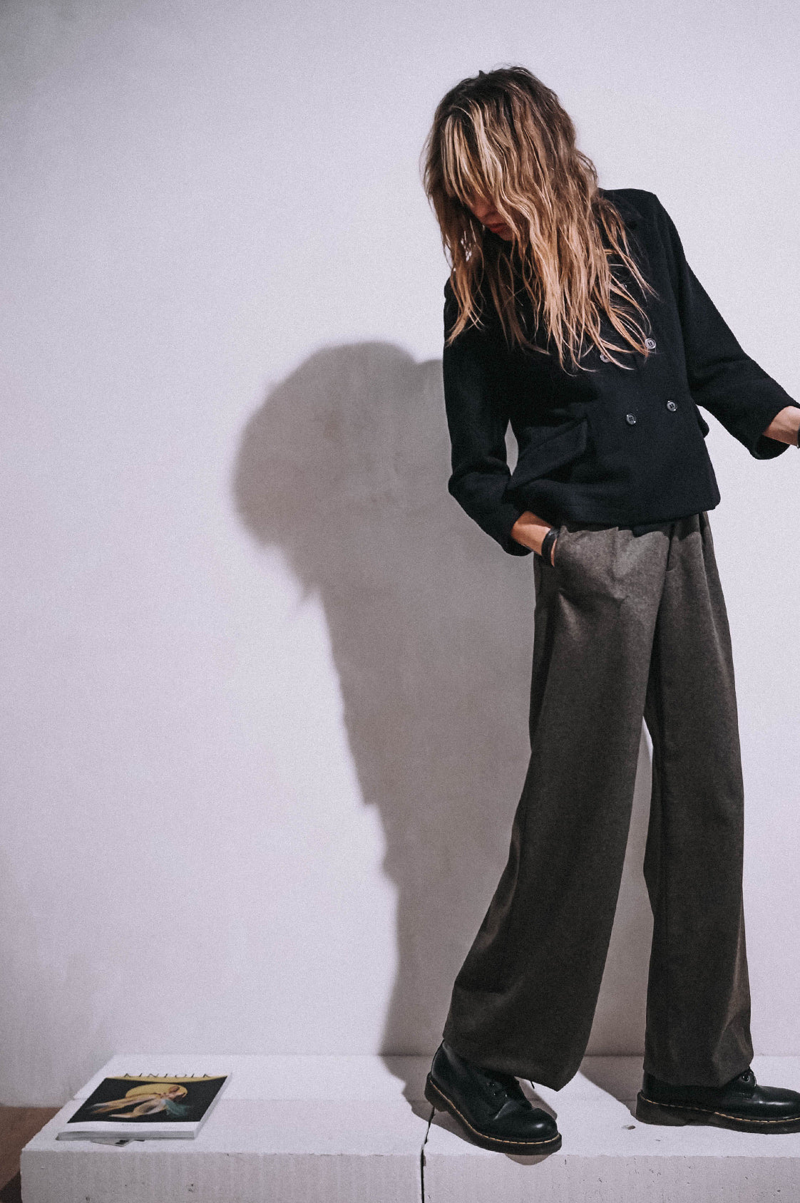 Dark Blue Wool Jacket