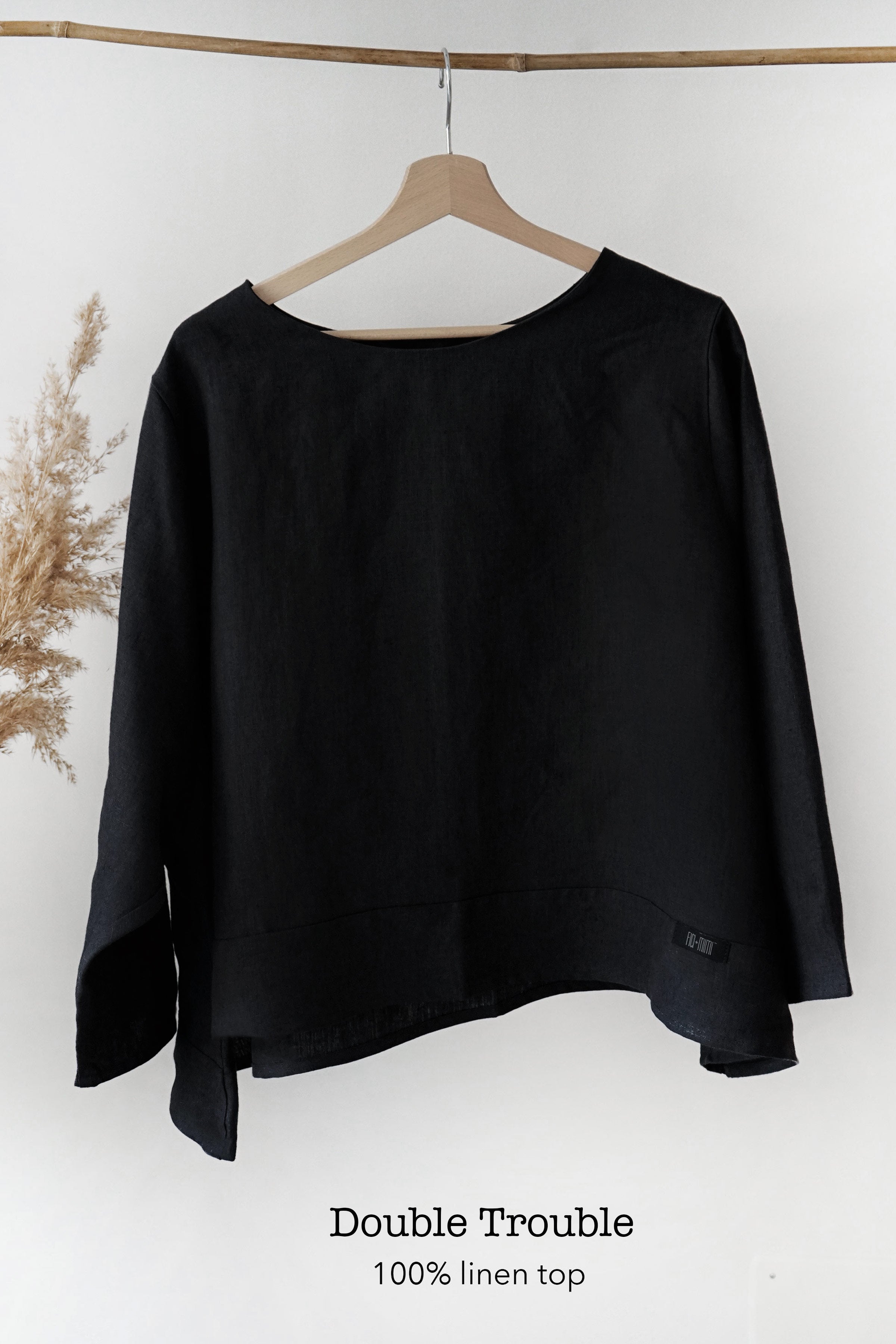 Double trouble linen top