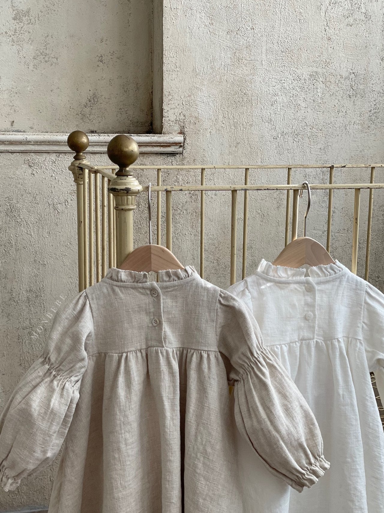 Leah Dress (Beige Linen)