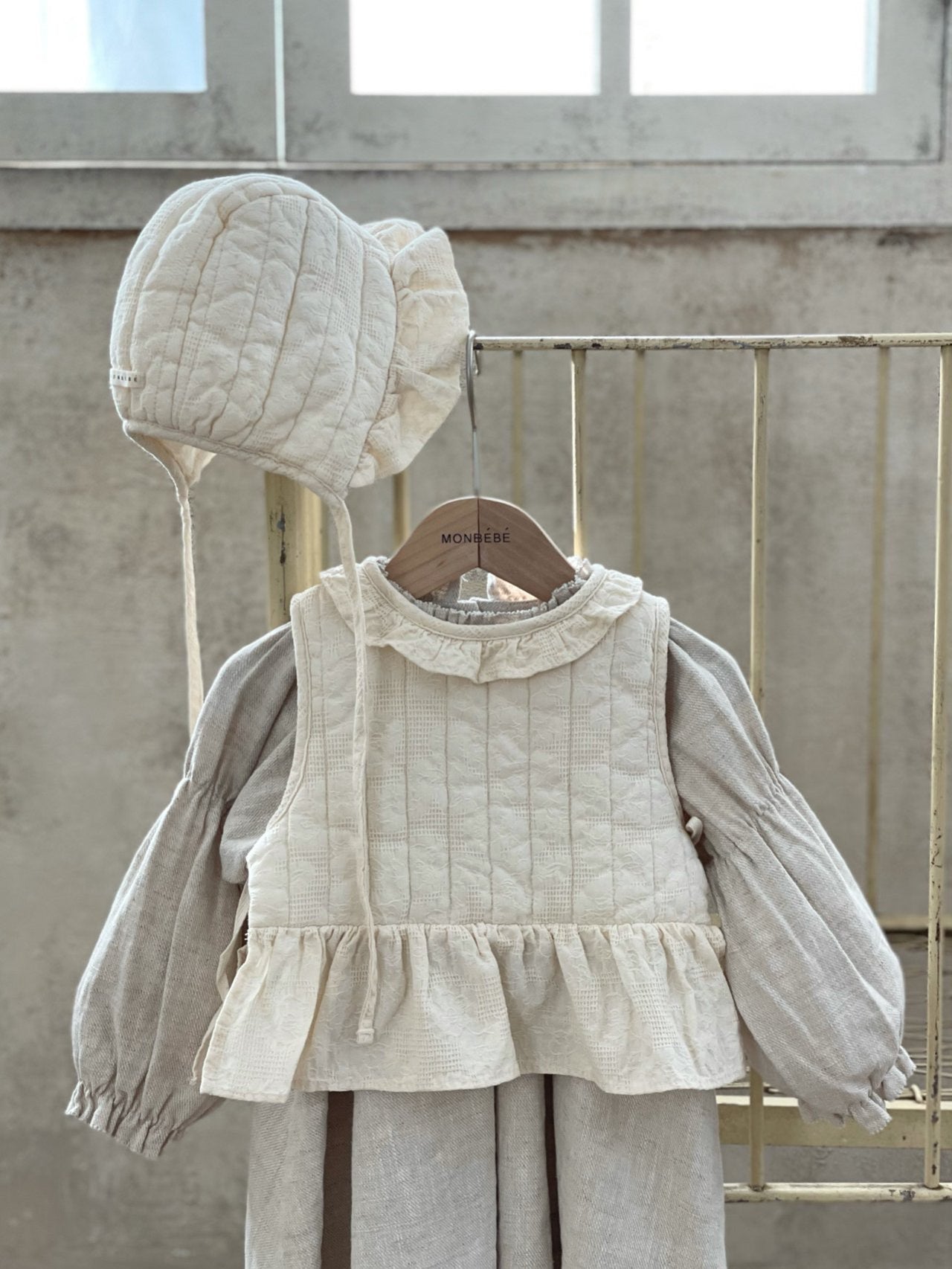 Romance Bonnet (Cream)