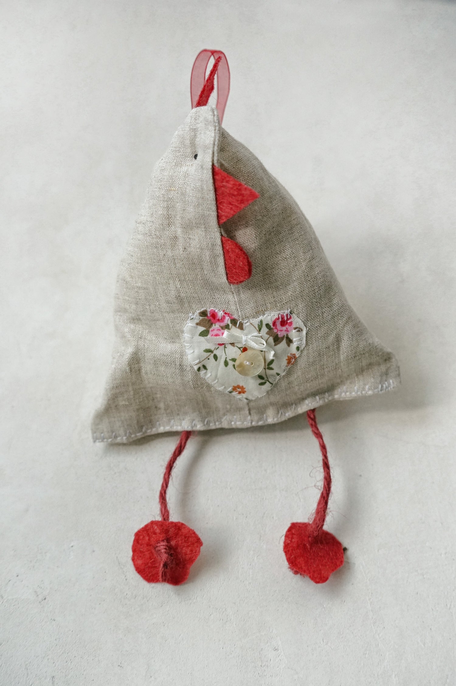 Hand made chicken toy