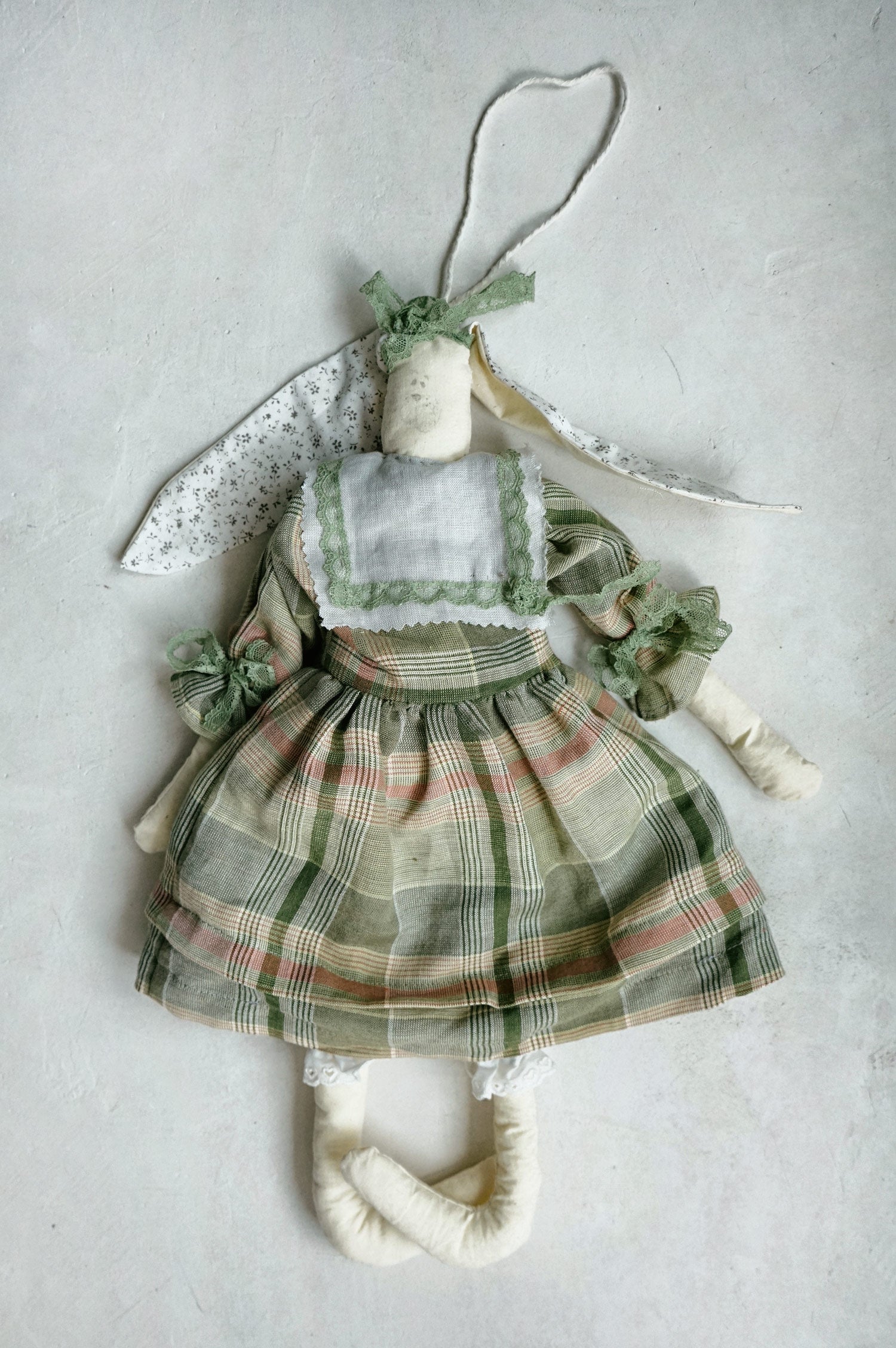 Hand made rabbit lady