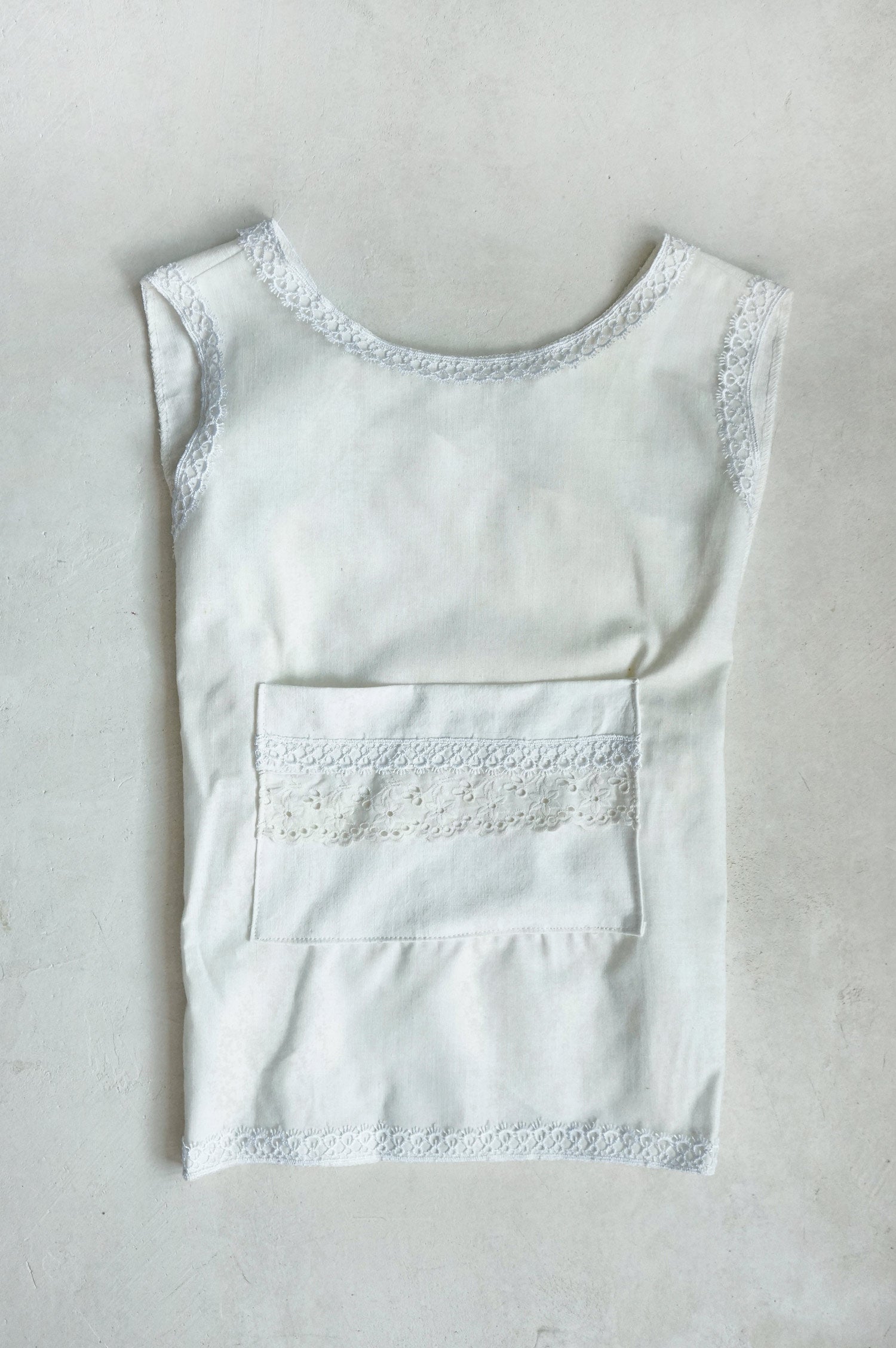 Cross back linen top