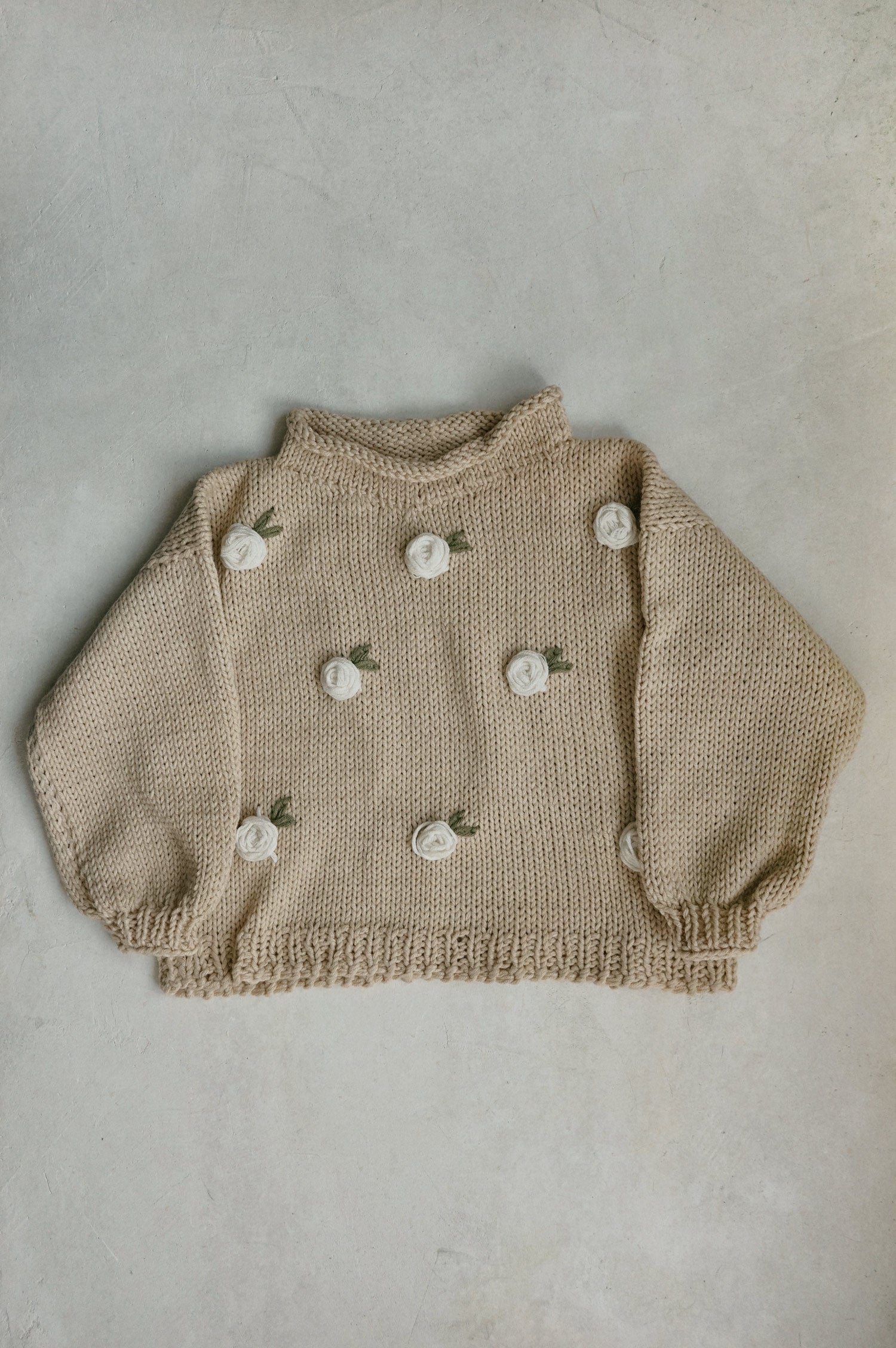 Hand made cotton sweater