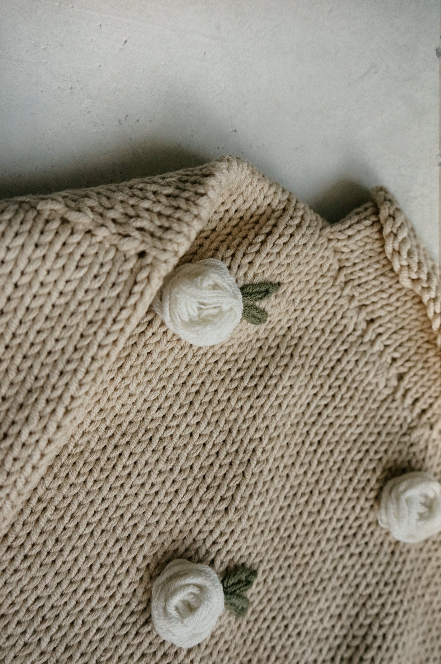 Hand made cotton sweater