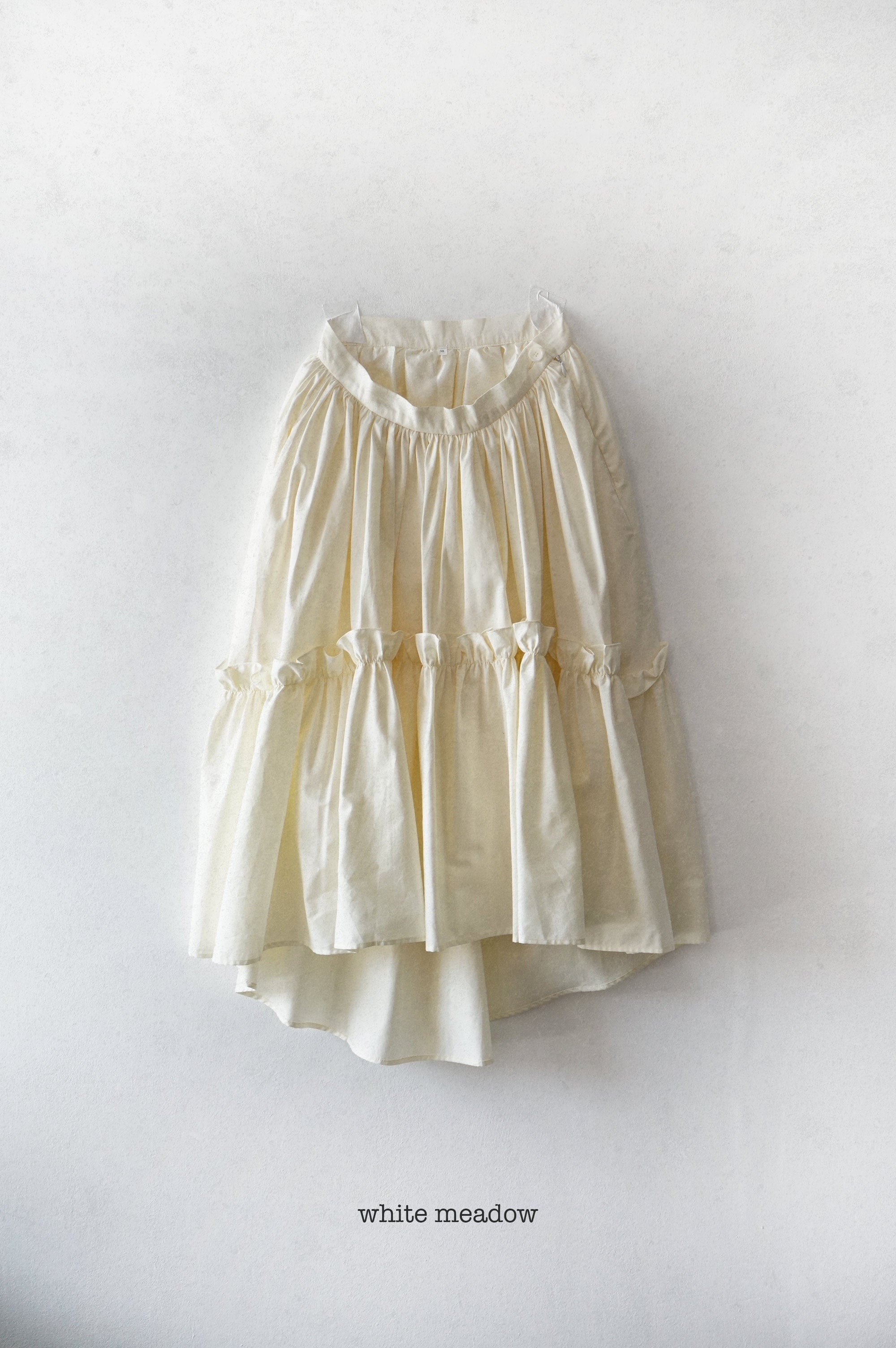 White Meadow cotton skirt