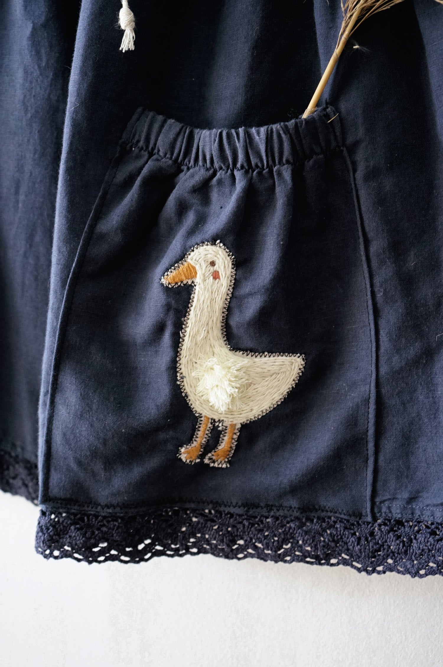 Hand made linen skirt